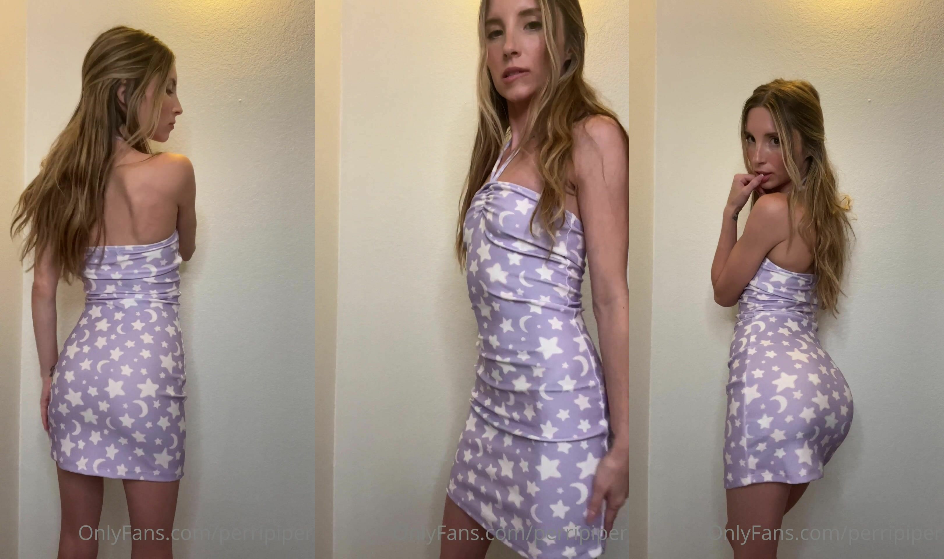 Piper Perri Mounts A Dildo With Her Ass