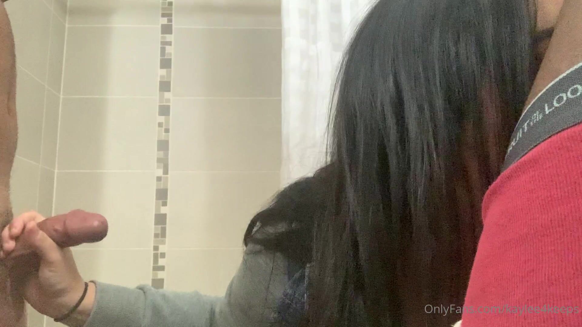 Juicy Jasmyn Jerks And Sucks Two Huge Cocks