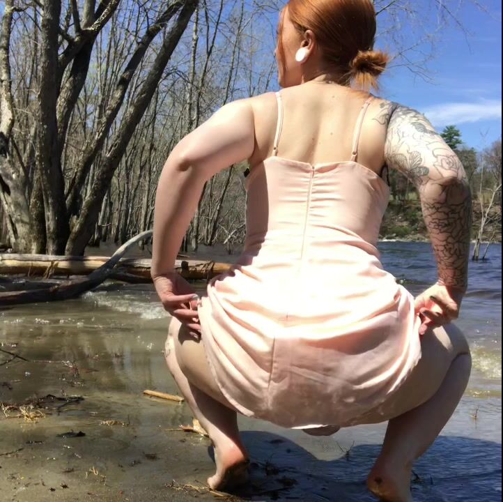 Skylar Shark Masturbates In The Woods