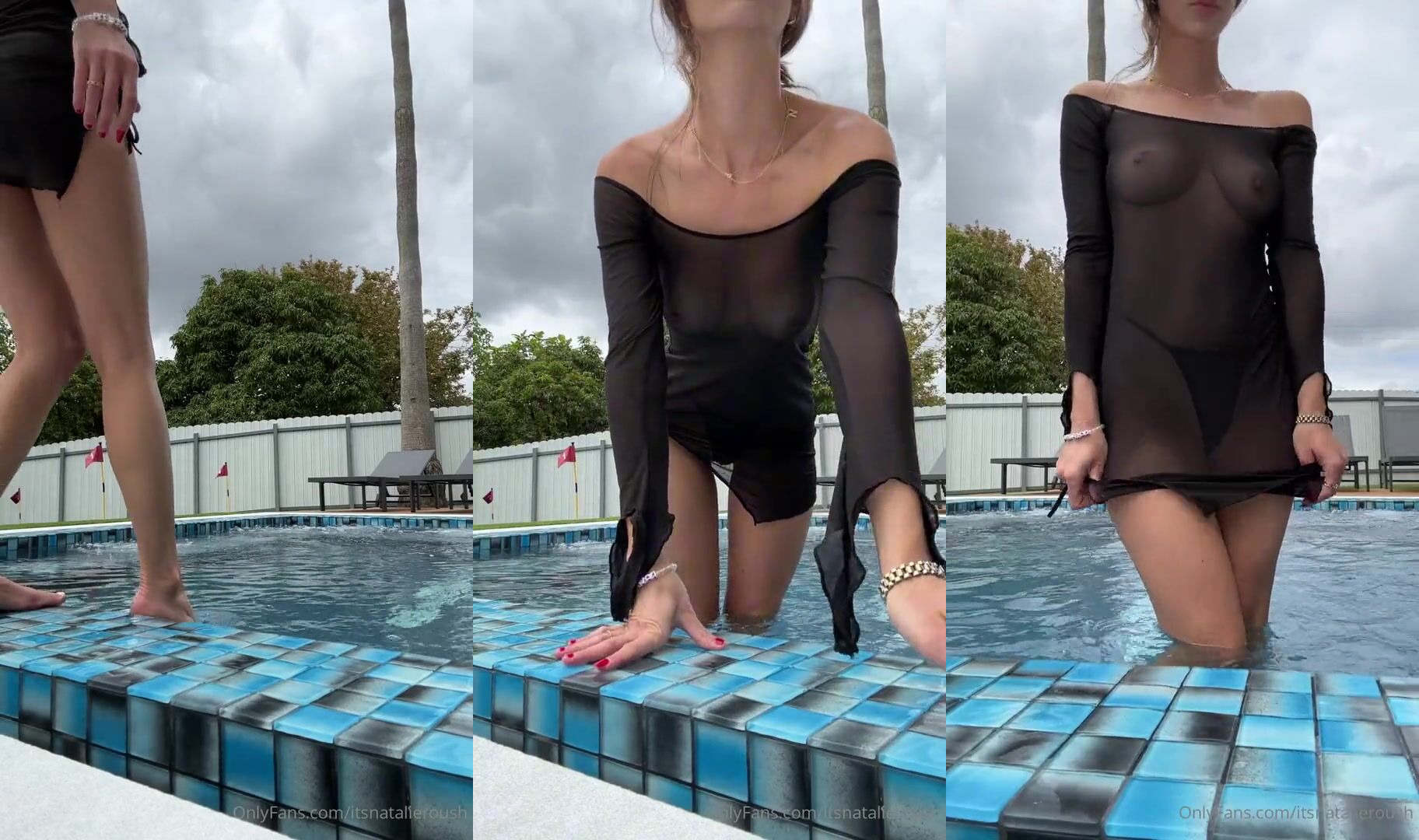 Natalie Roush Seduction With See Through Mesh
