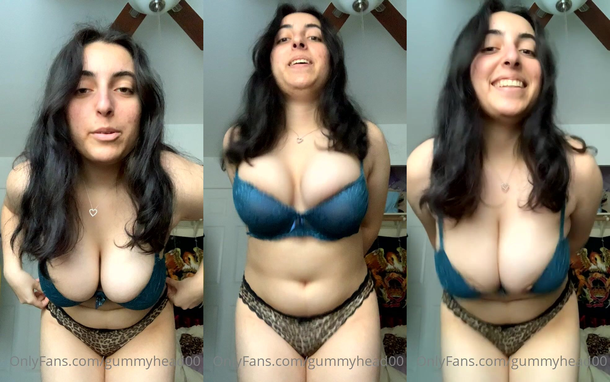 Gummyhead00 Shakes Her Big Boobs In Bra