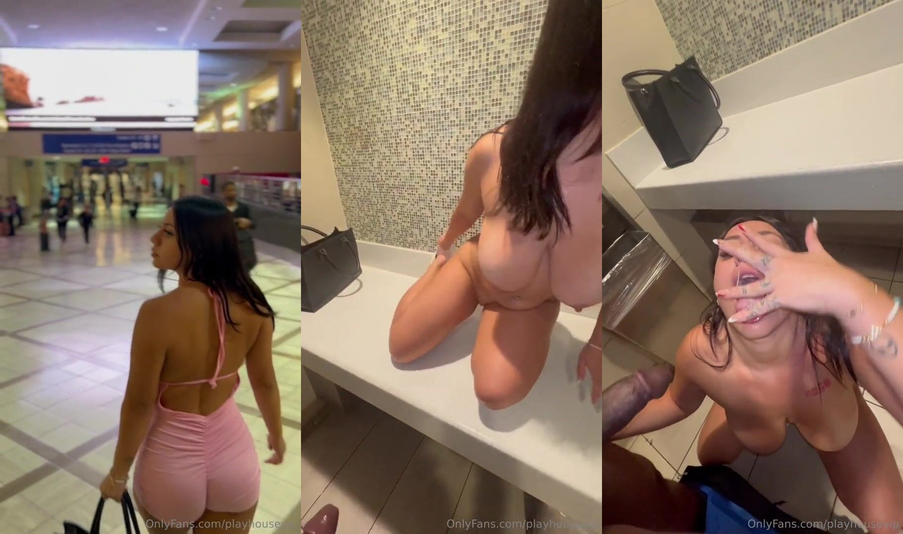 Melztube In A Public Restroom Quickie