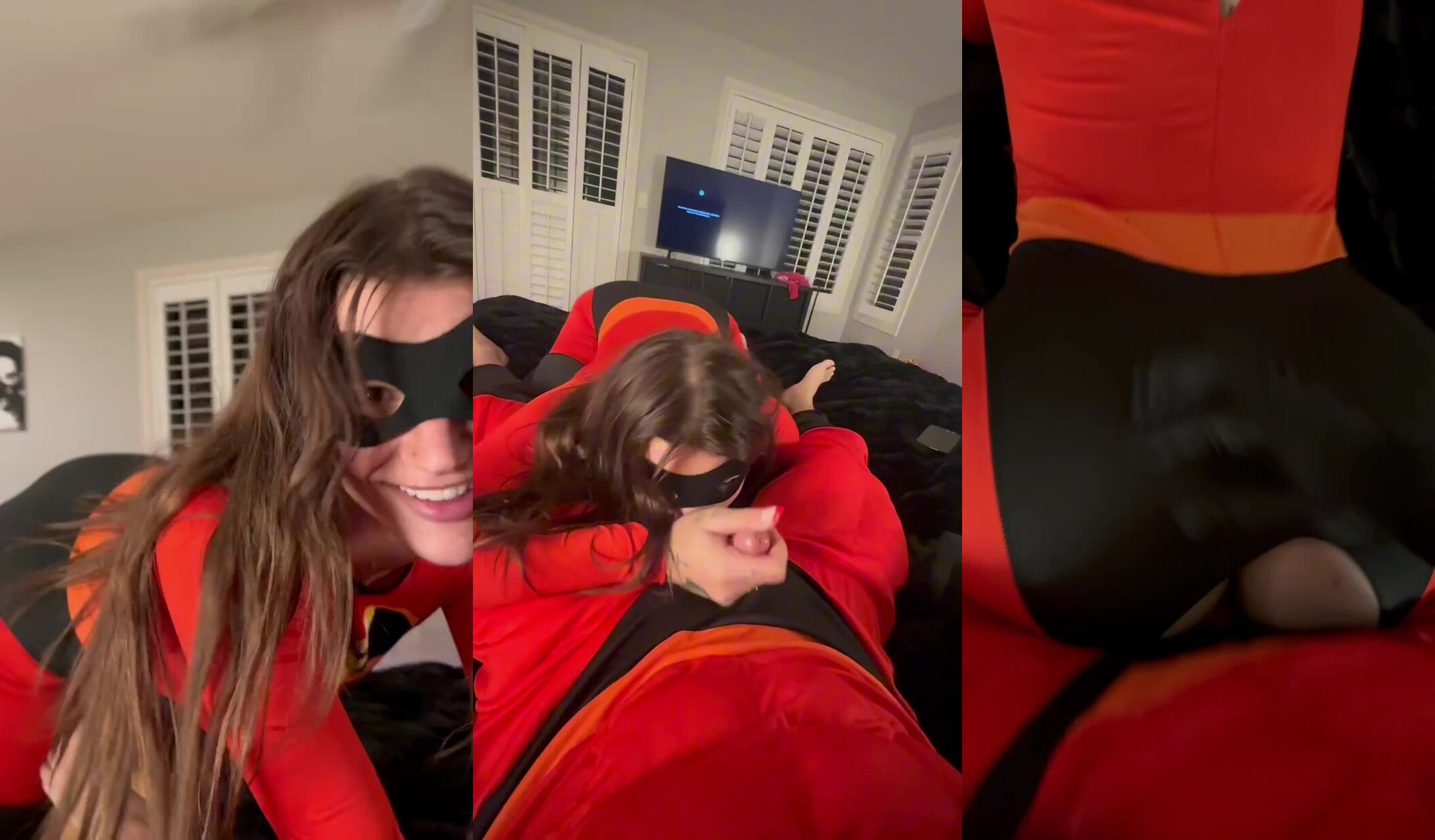 Ari Kytsya's Elasti Girl Bangs Mr. Incredible