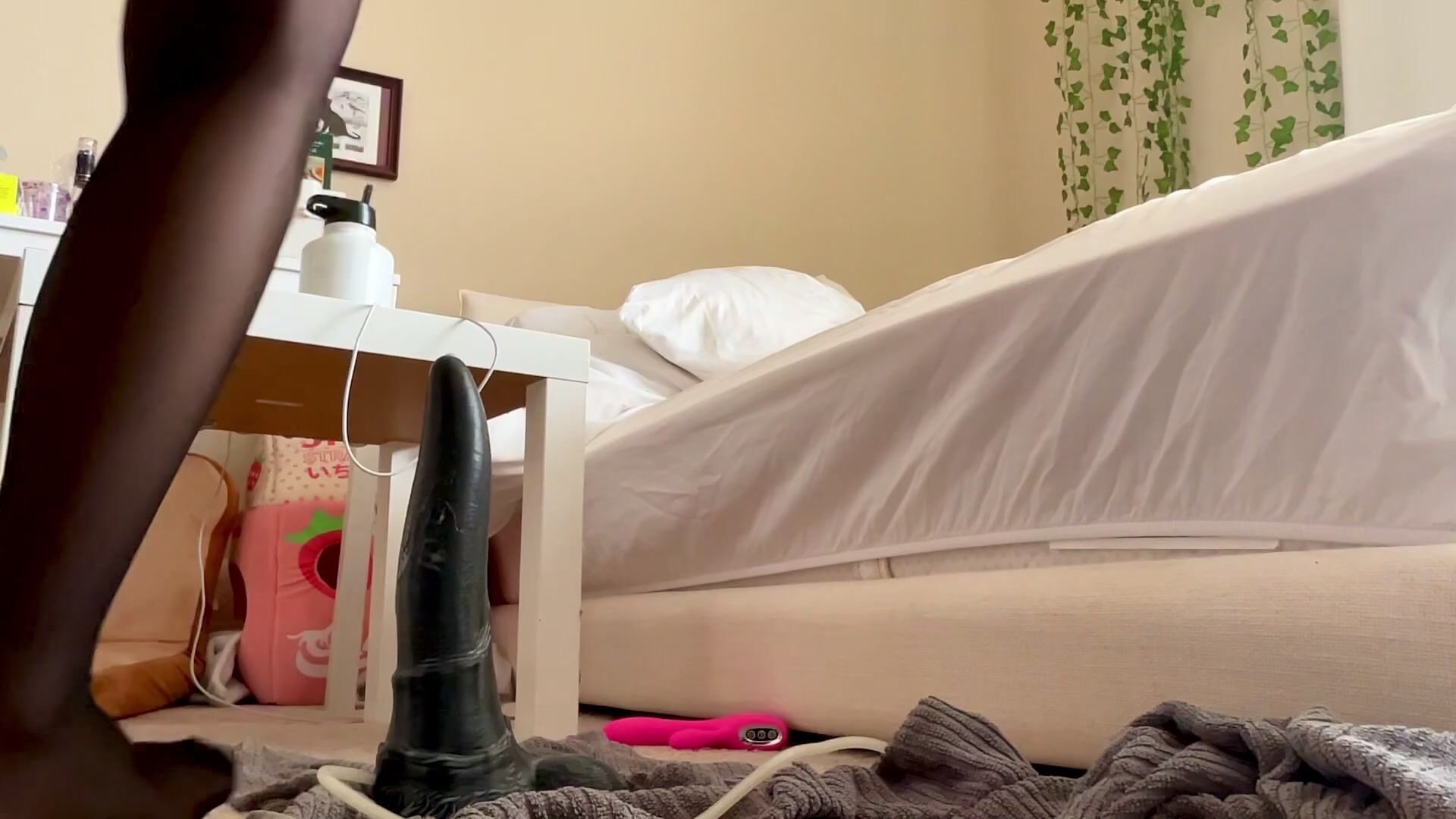 The.Bibividi Rides On A Huge Dildo