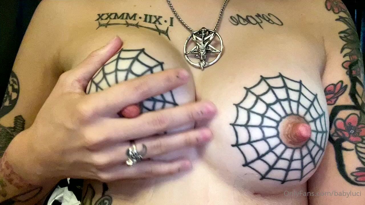 Babyluci Plays With Her Boobs