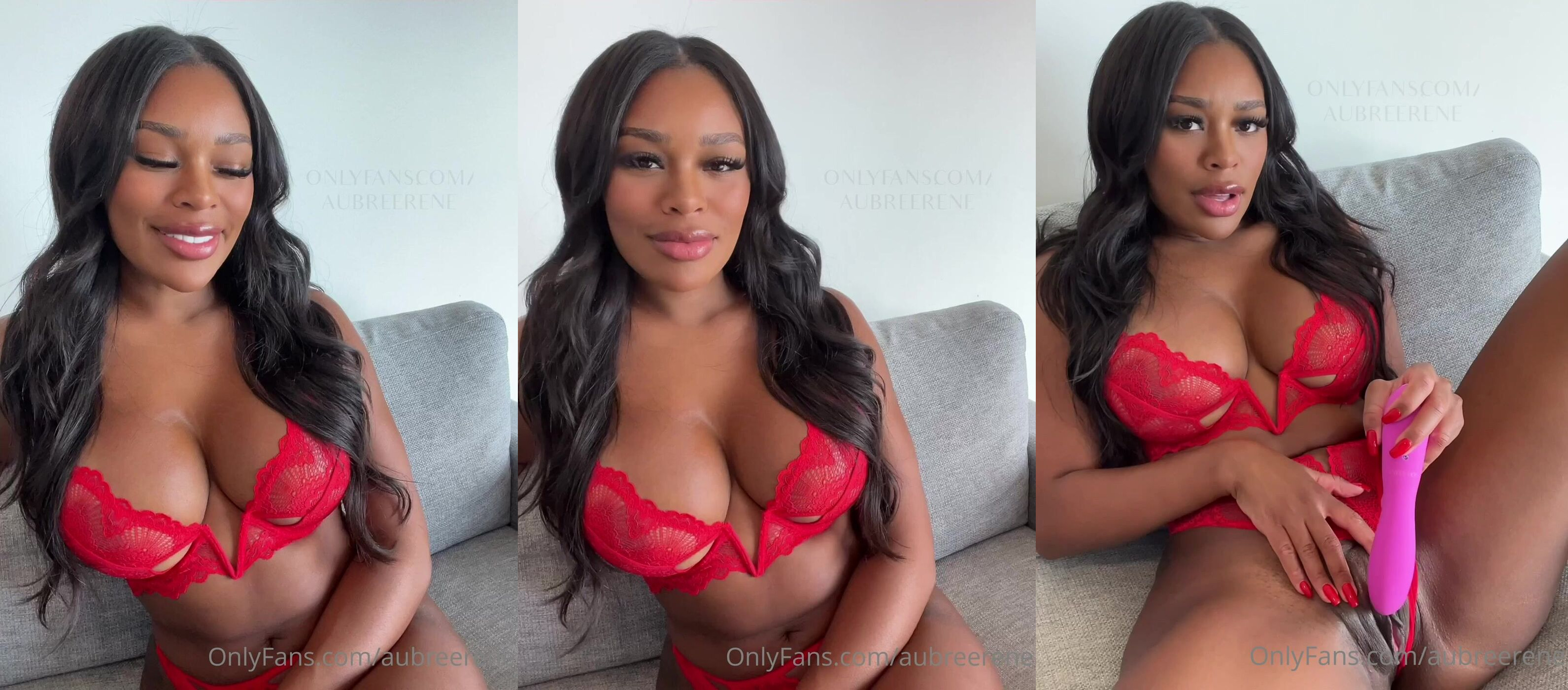 Aubree Rene Uses A Vibrator On Her Pussy