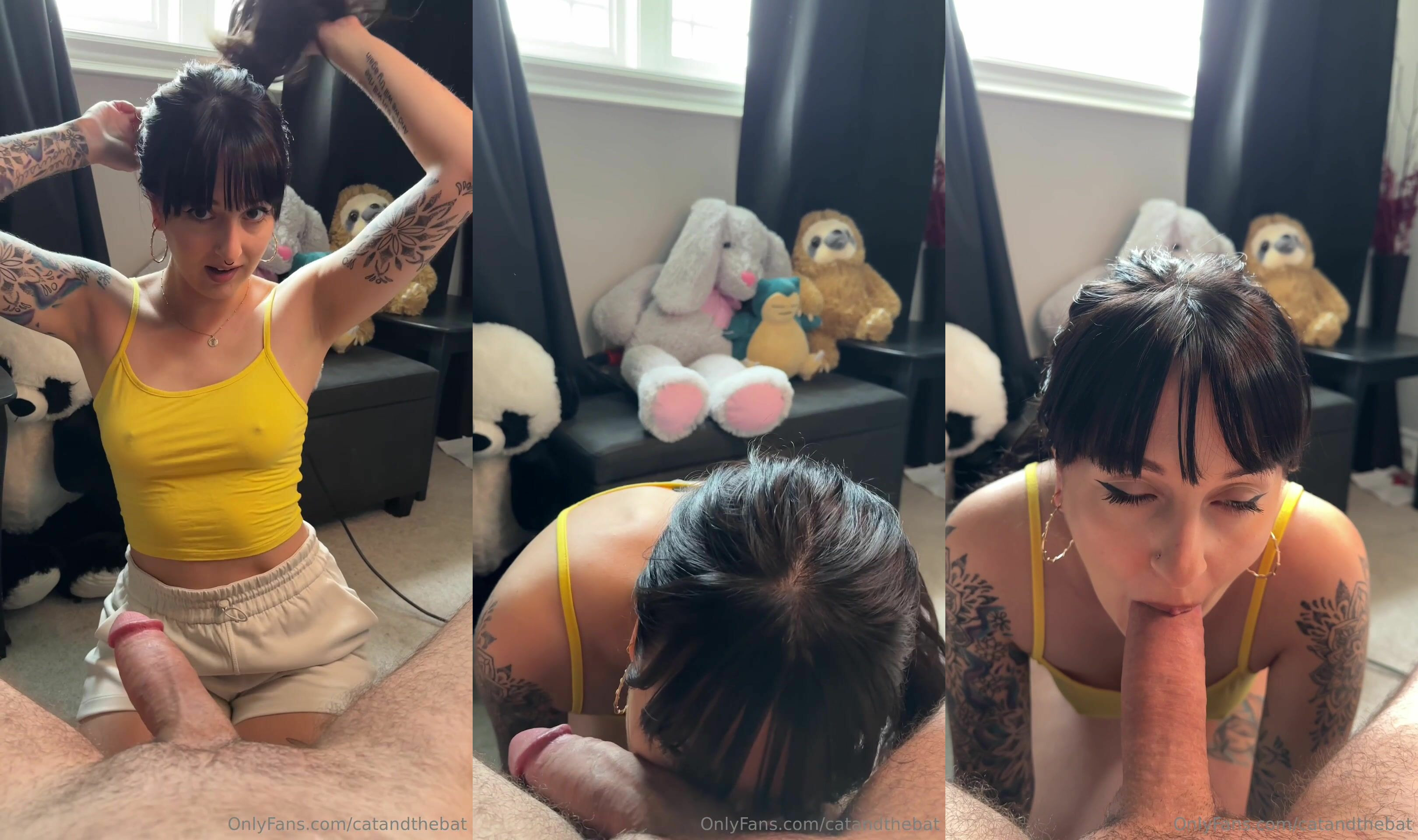 Catandthebat Swallows Cum After Blowjob
