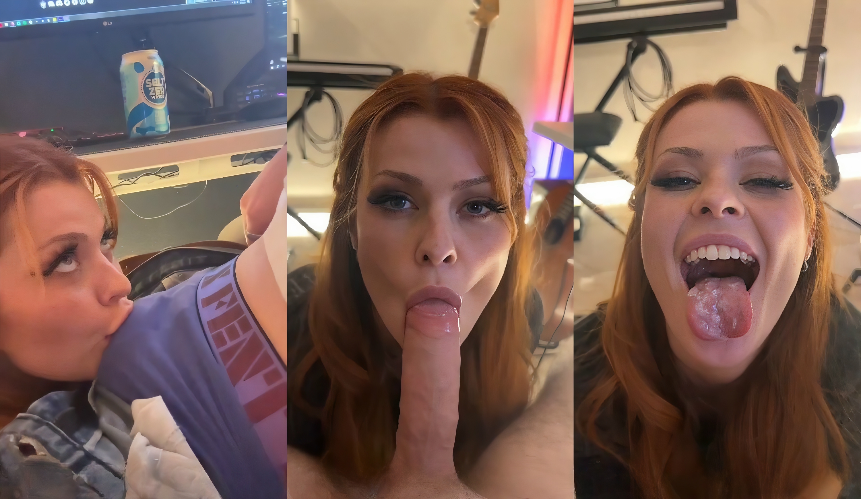 Elly Clutch Swallows Cum After Sucking