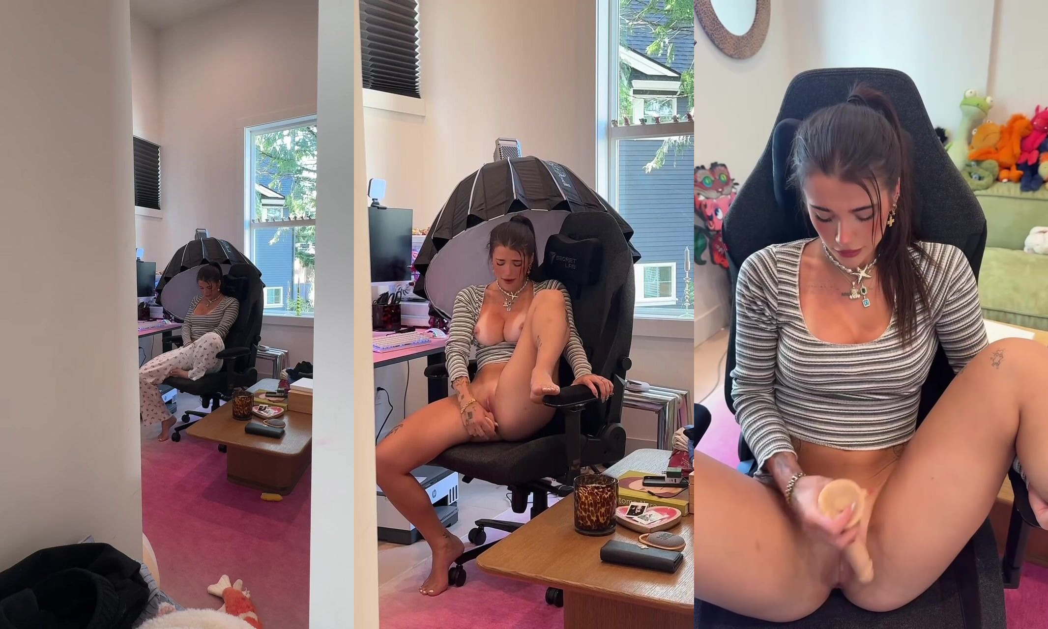 Ari Kytsya Gets Caught Masturbating