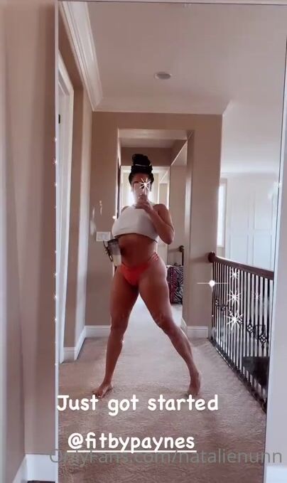 Natalie Nunn Shows Off Her Thick Thighs