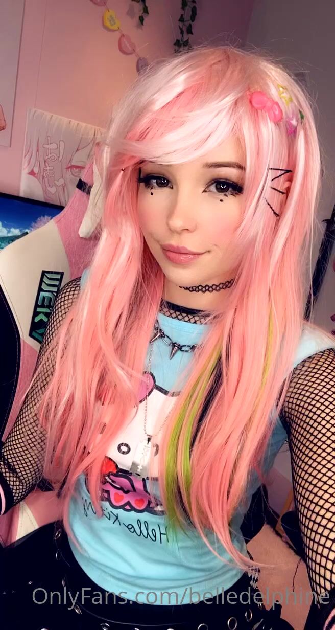 Belle Delphine Listening To Fergie Music