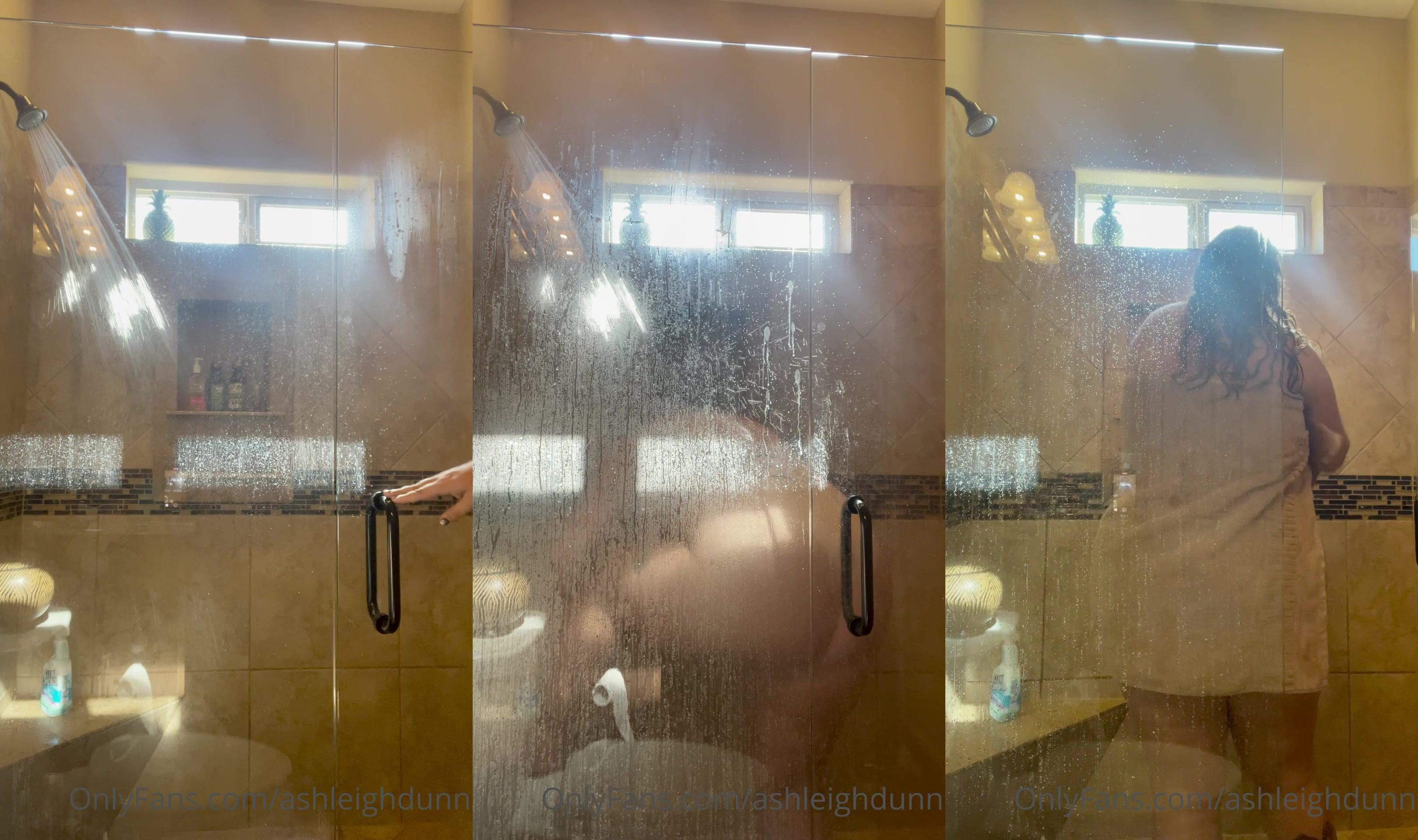 Ashleighdunn Showers Naked