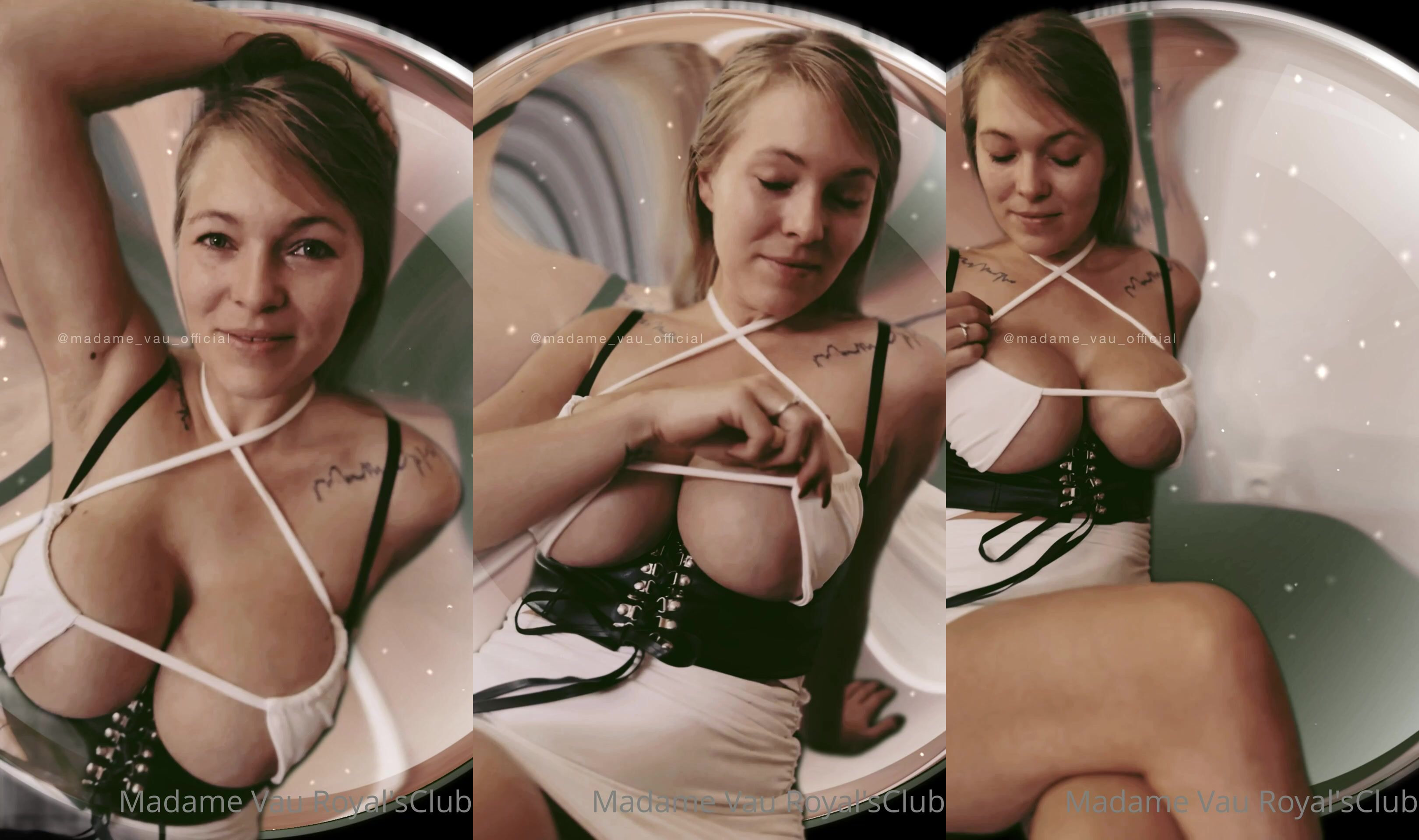 Madamevau Poses In A Tight Sexy Outfit