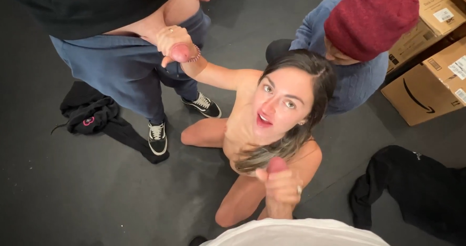 Bryce Adams Pulls A Fourway In The Office