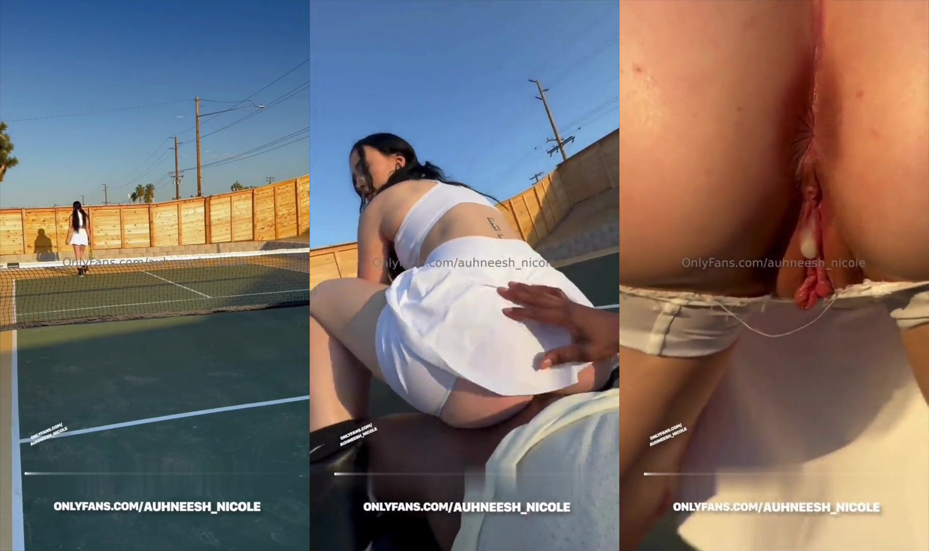 Auhneesh Nicole Tennis Sextape Video Leaked