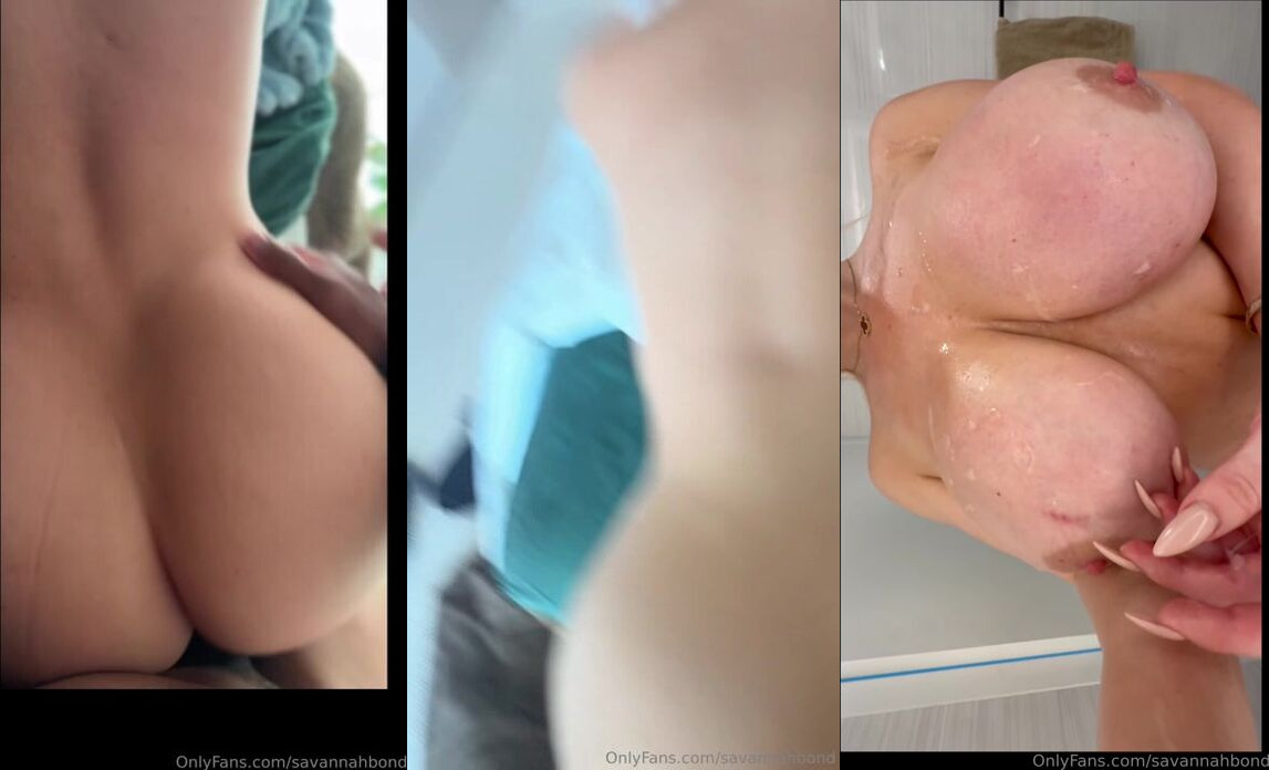 Savannah Bond Gives BBC An Oily Titfuck