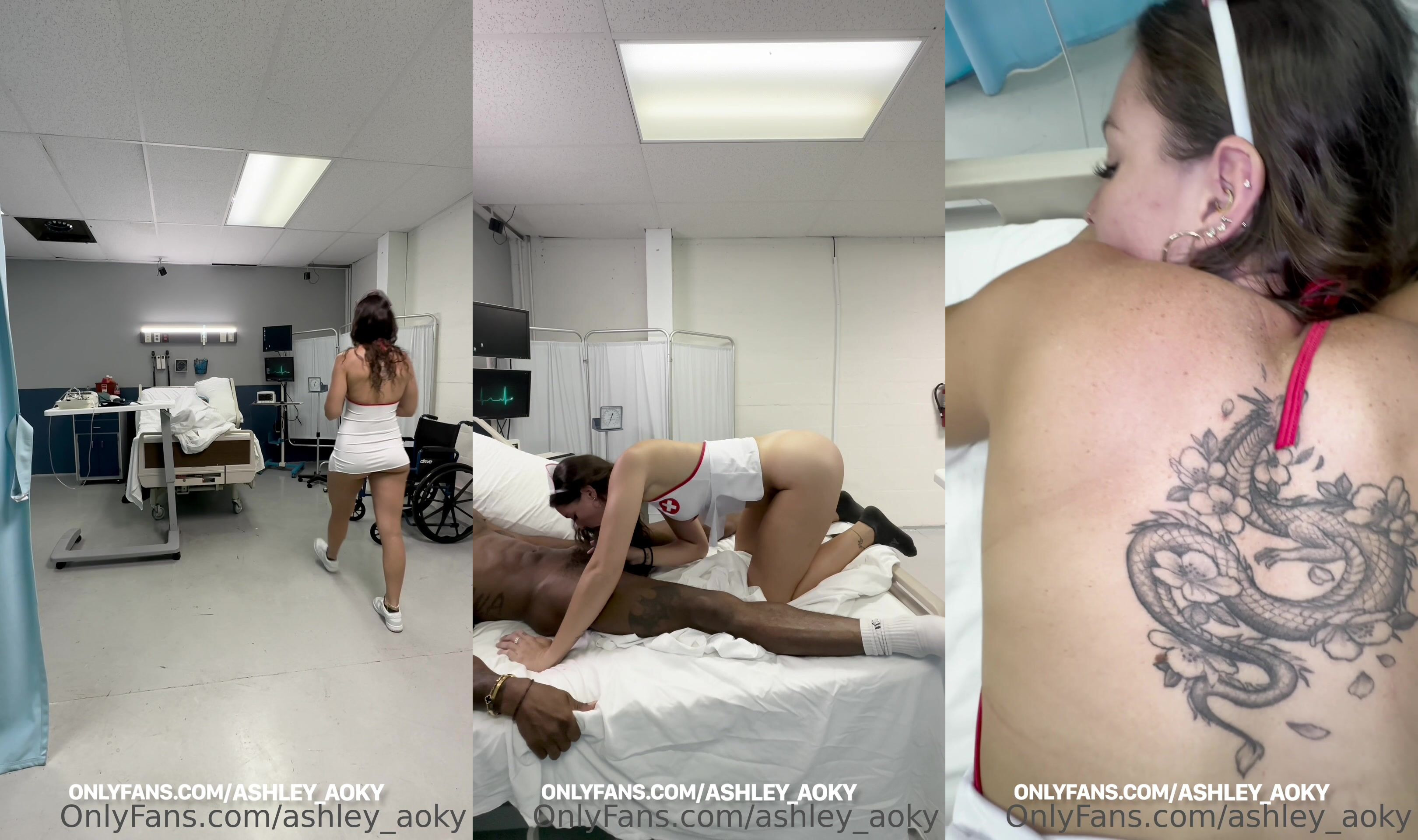 Nurse Ashley Aoky Screws A BBC
