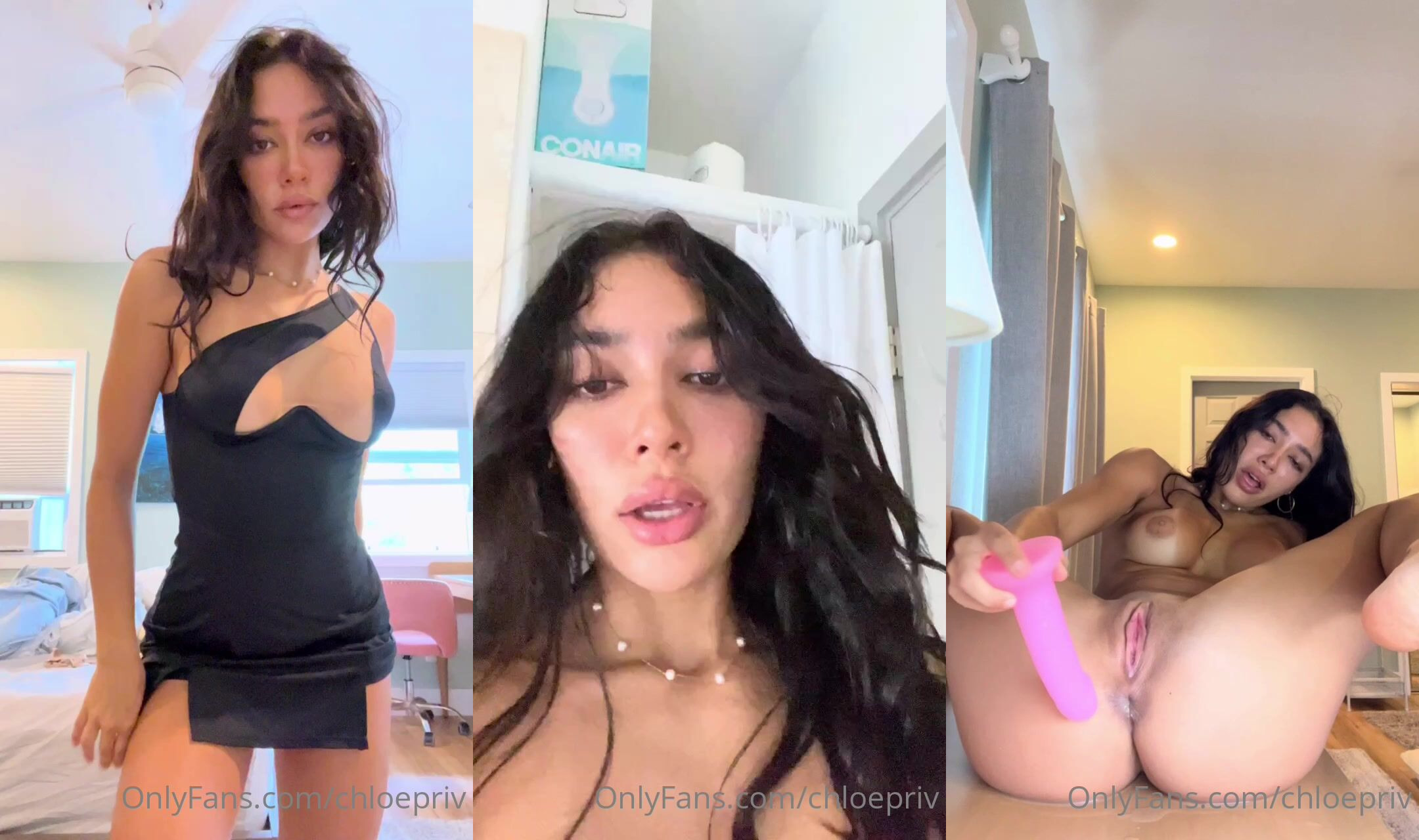 Chloefanzii Pleasures Herself With A Dildo