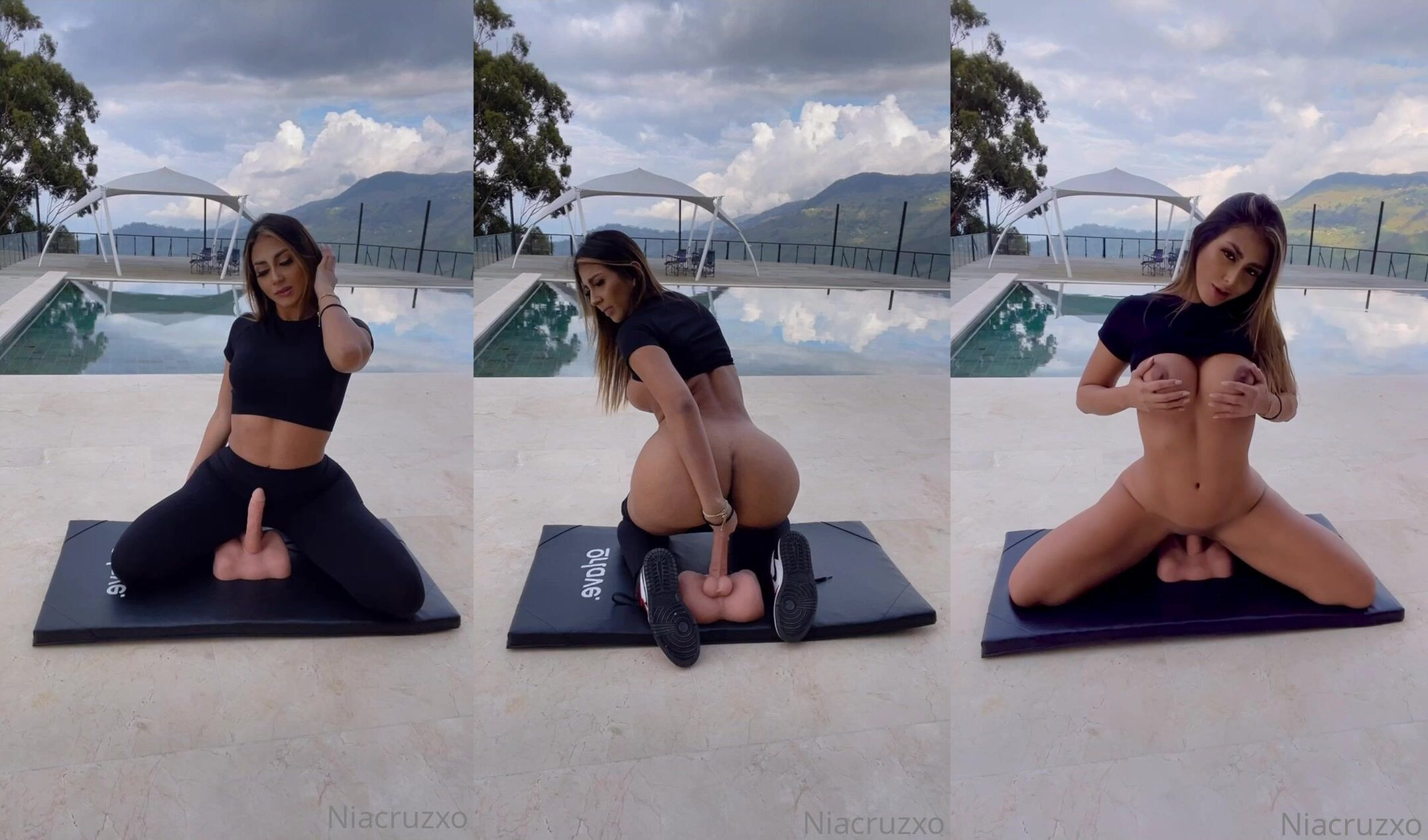 Nia Cruz Rides Her Toy Seductively