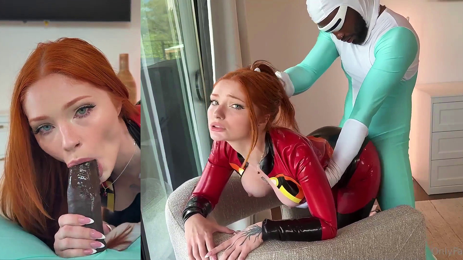 Naomihh666's Elastigirl Gets Wrecked By Frozone’s BBC