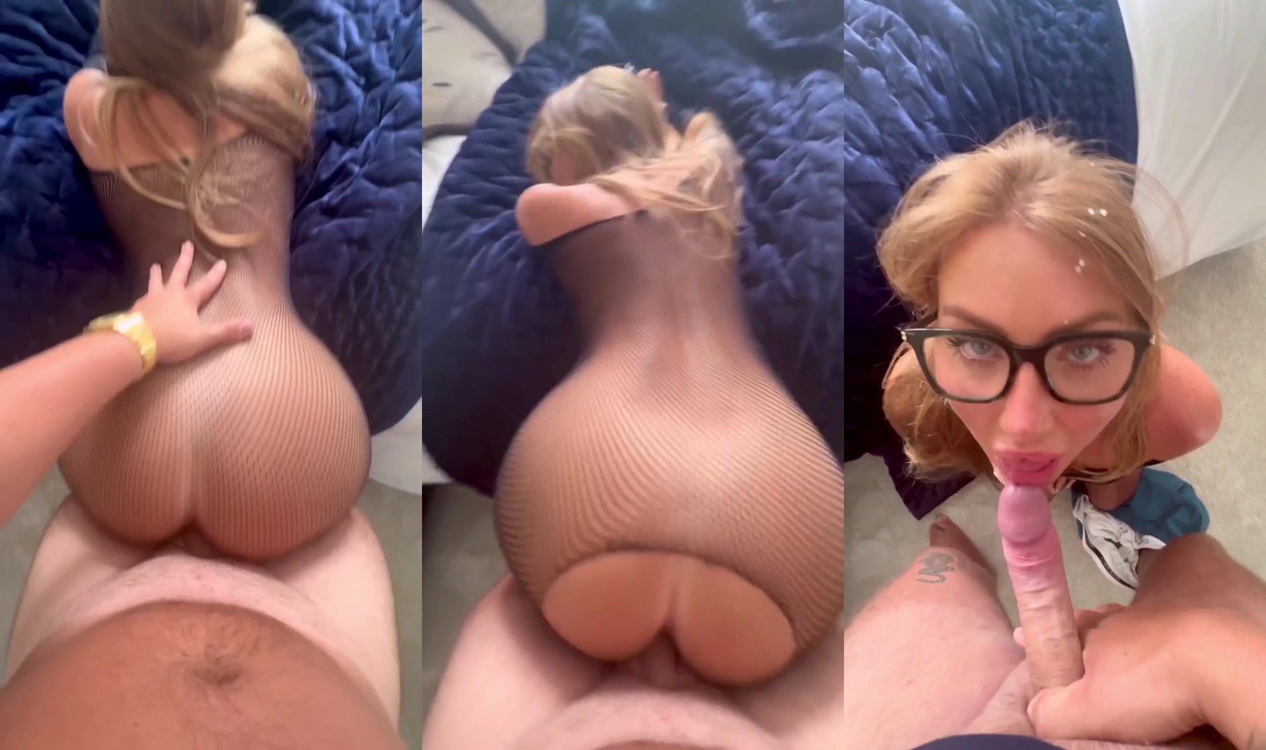 Bonnie Locket Fucks In Her Fishnet Dress