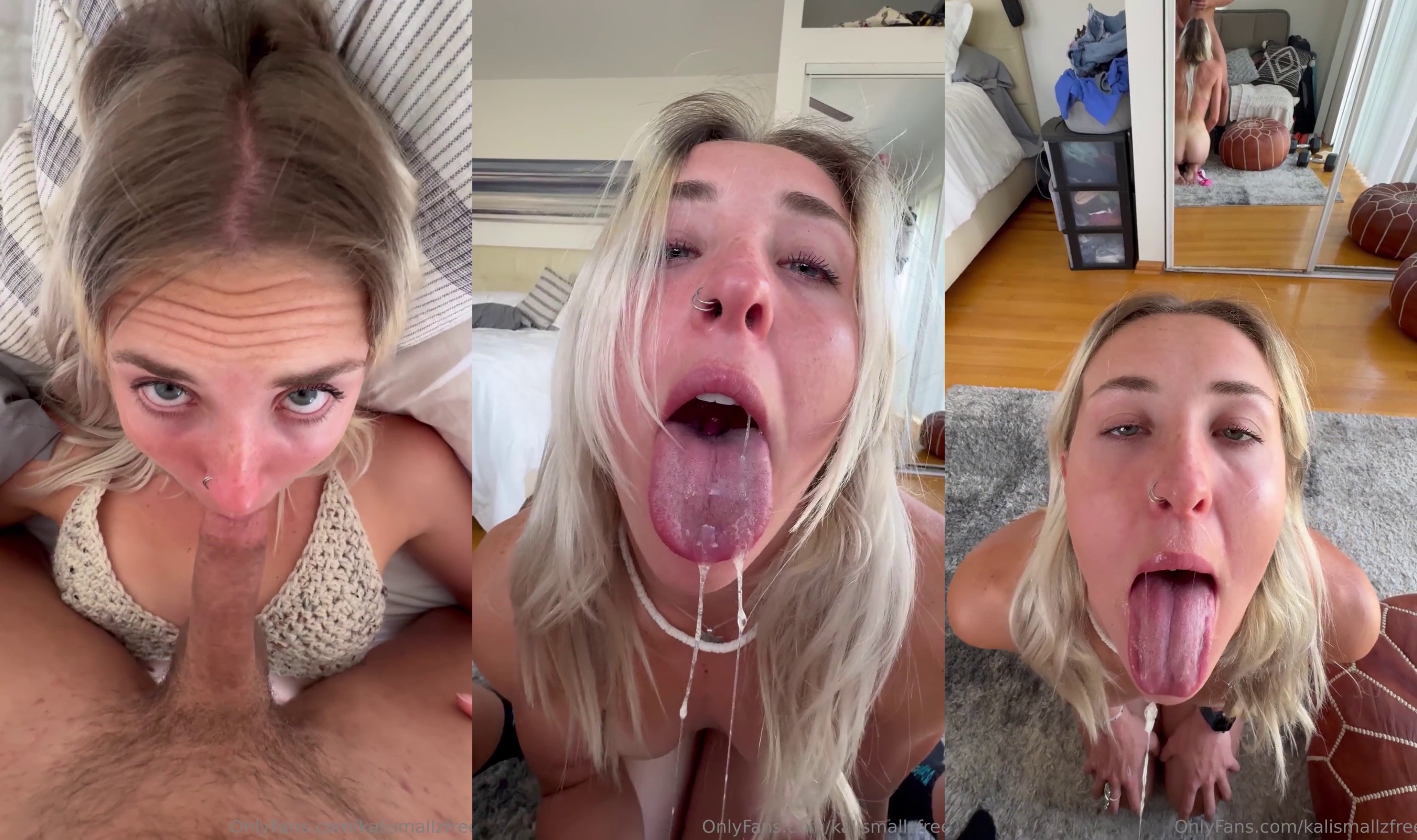 Kalismallz Swallows Cum After Giving A BJ