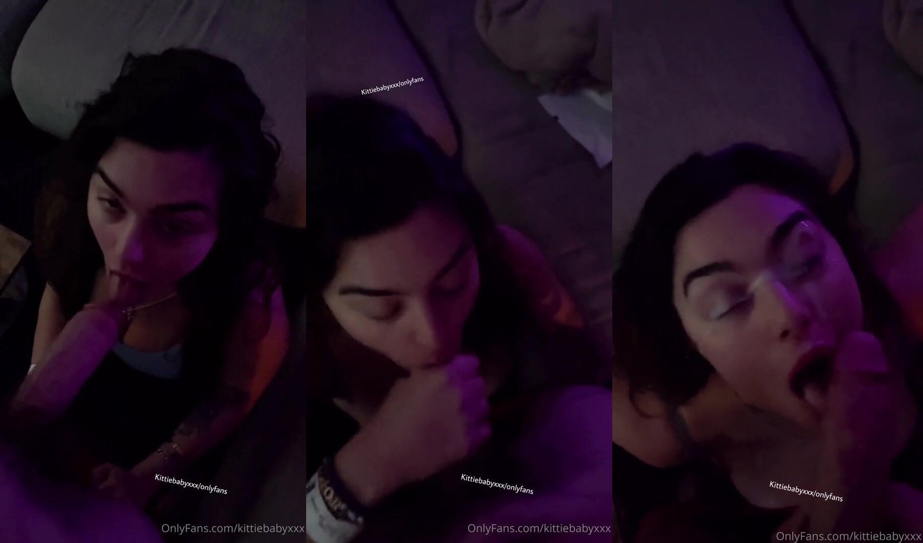 KittieBabyXXX Gets Facial After A Blowjob