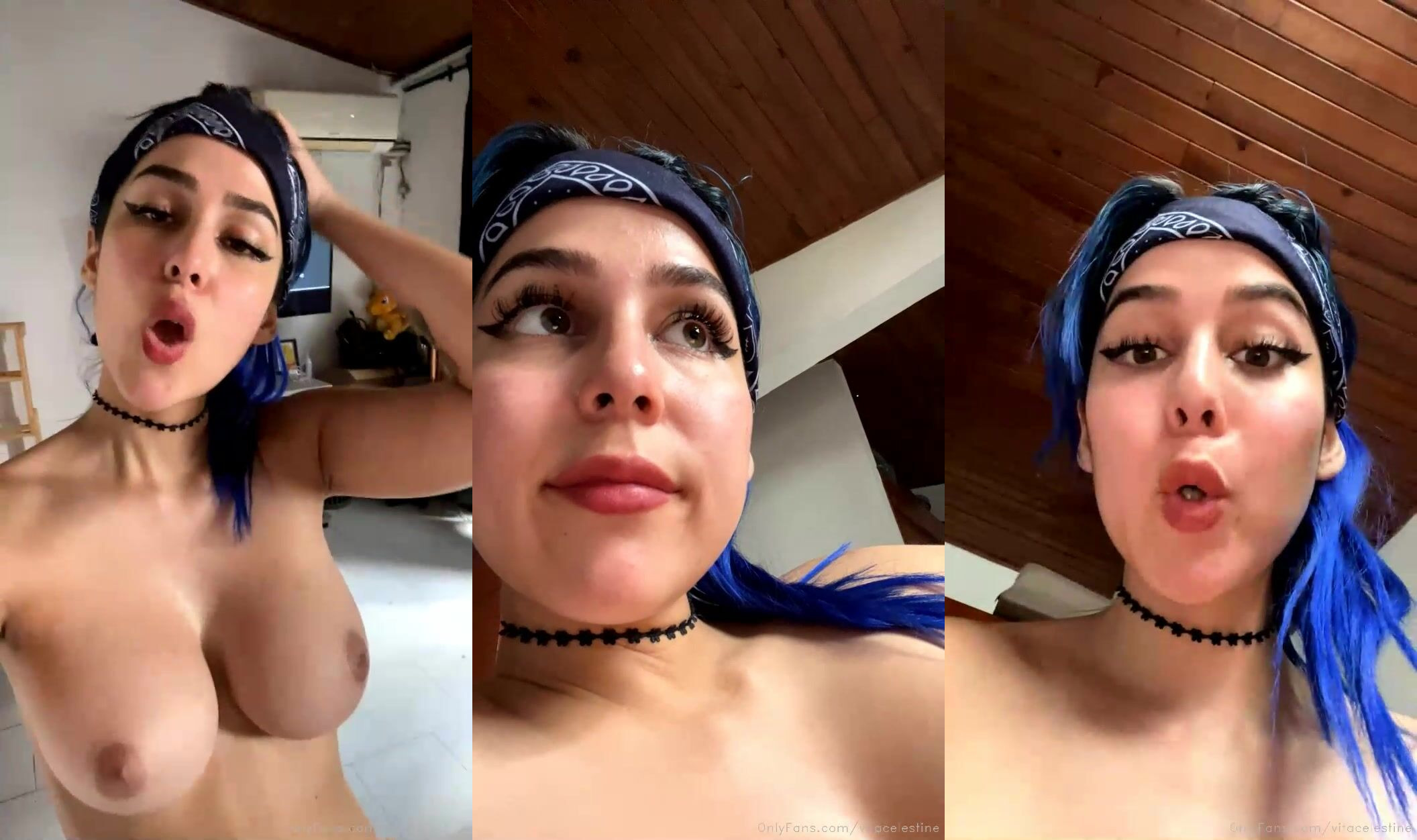 Vita Celestine Fingers Her Asshole