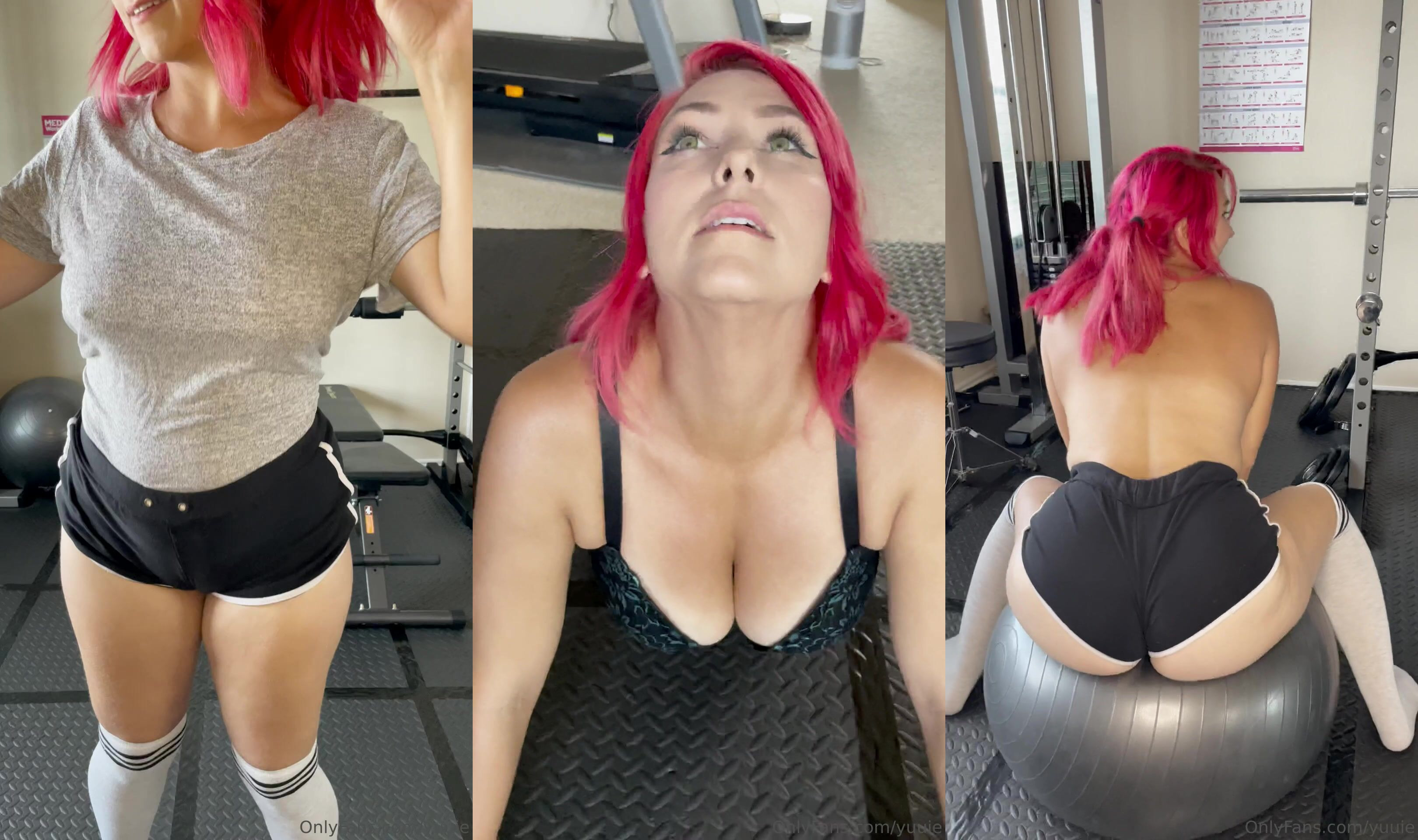 Yuuie's Sexy Strerching And Workout