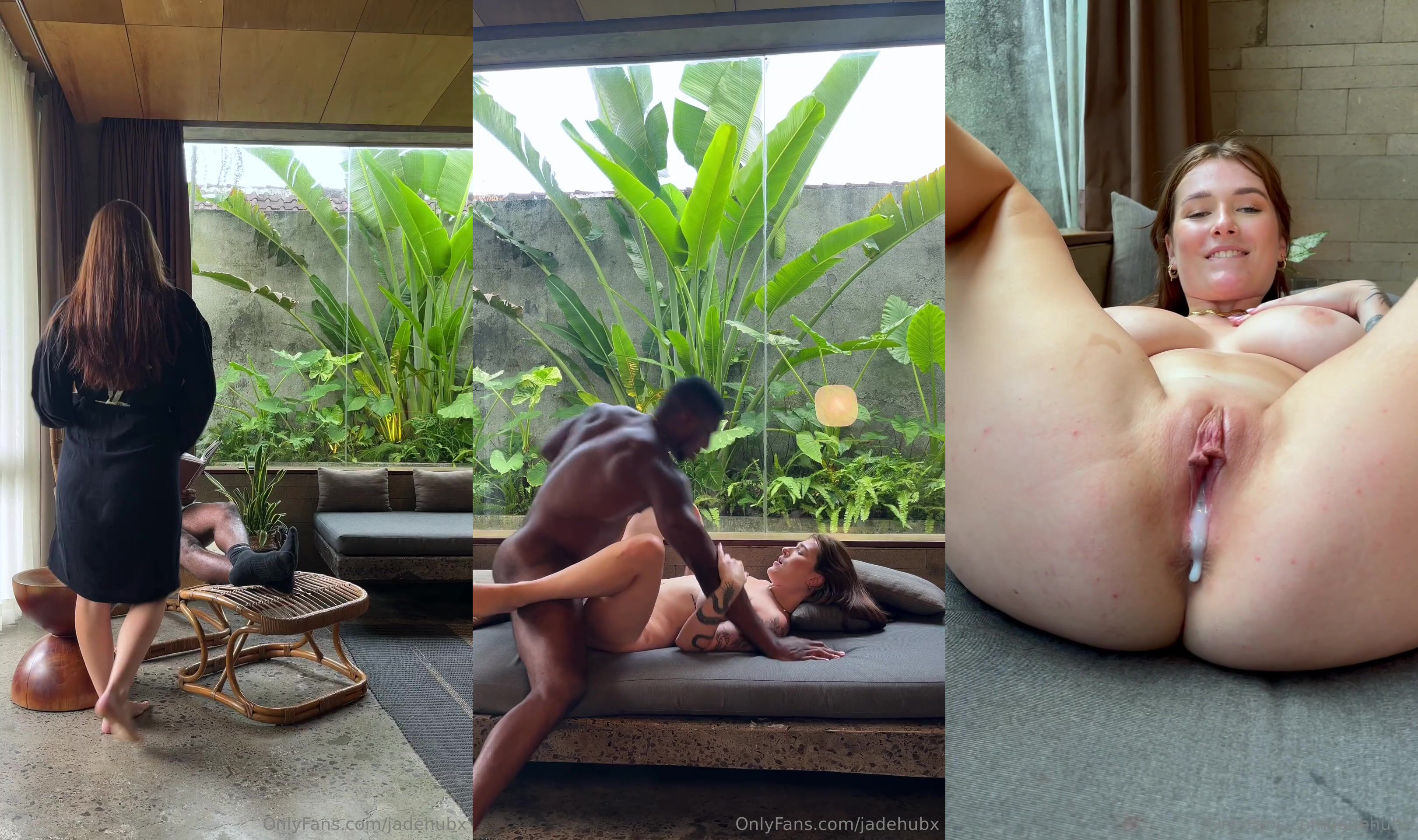 Jade Hutchison Enjoys An Interracial Pounding