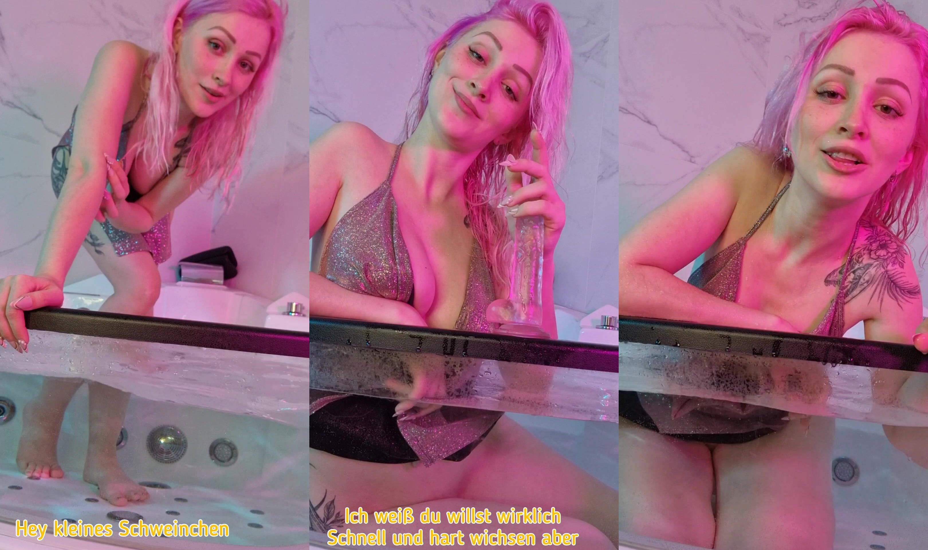 Mistress Liensue Dominates In Bathtub JOI