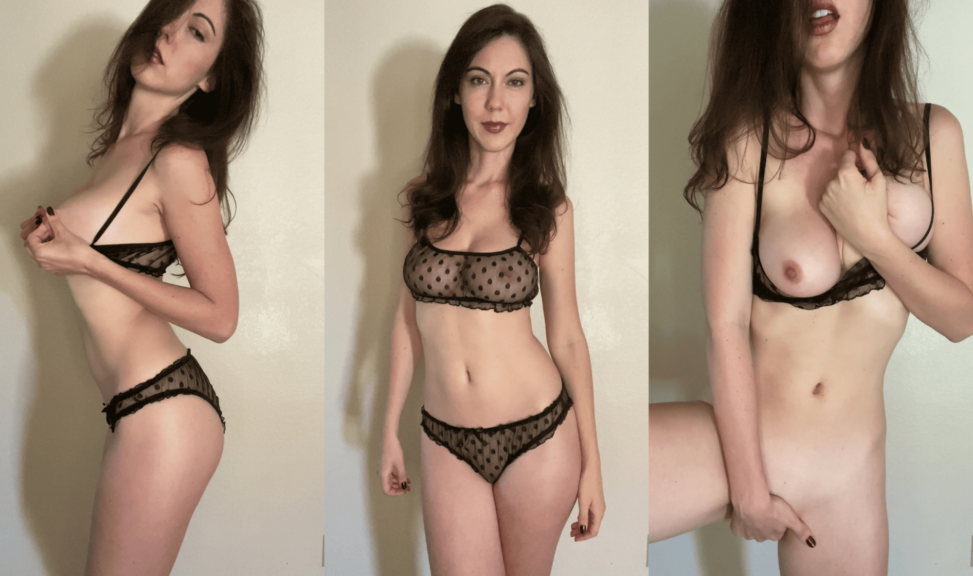 Ellie James Masturbates In Her Lingerie