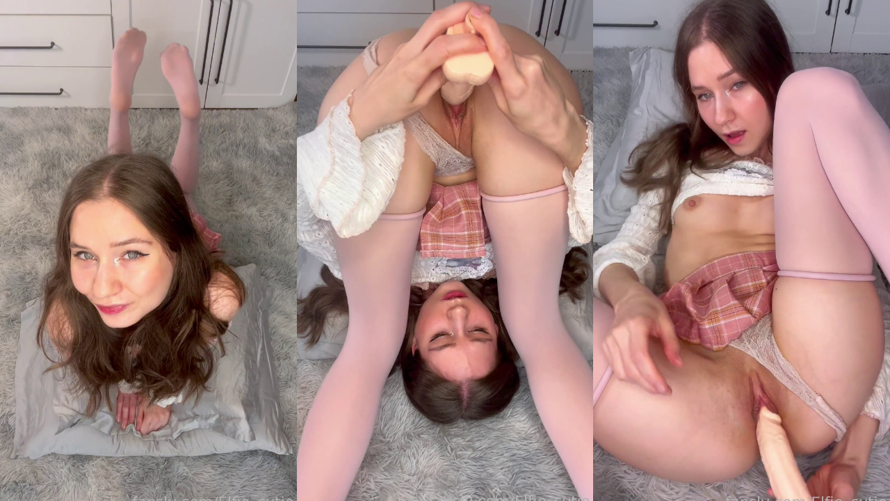 Elfie Cutie Closes Up On Masturbation