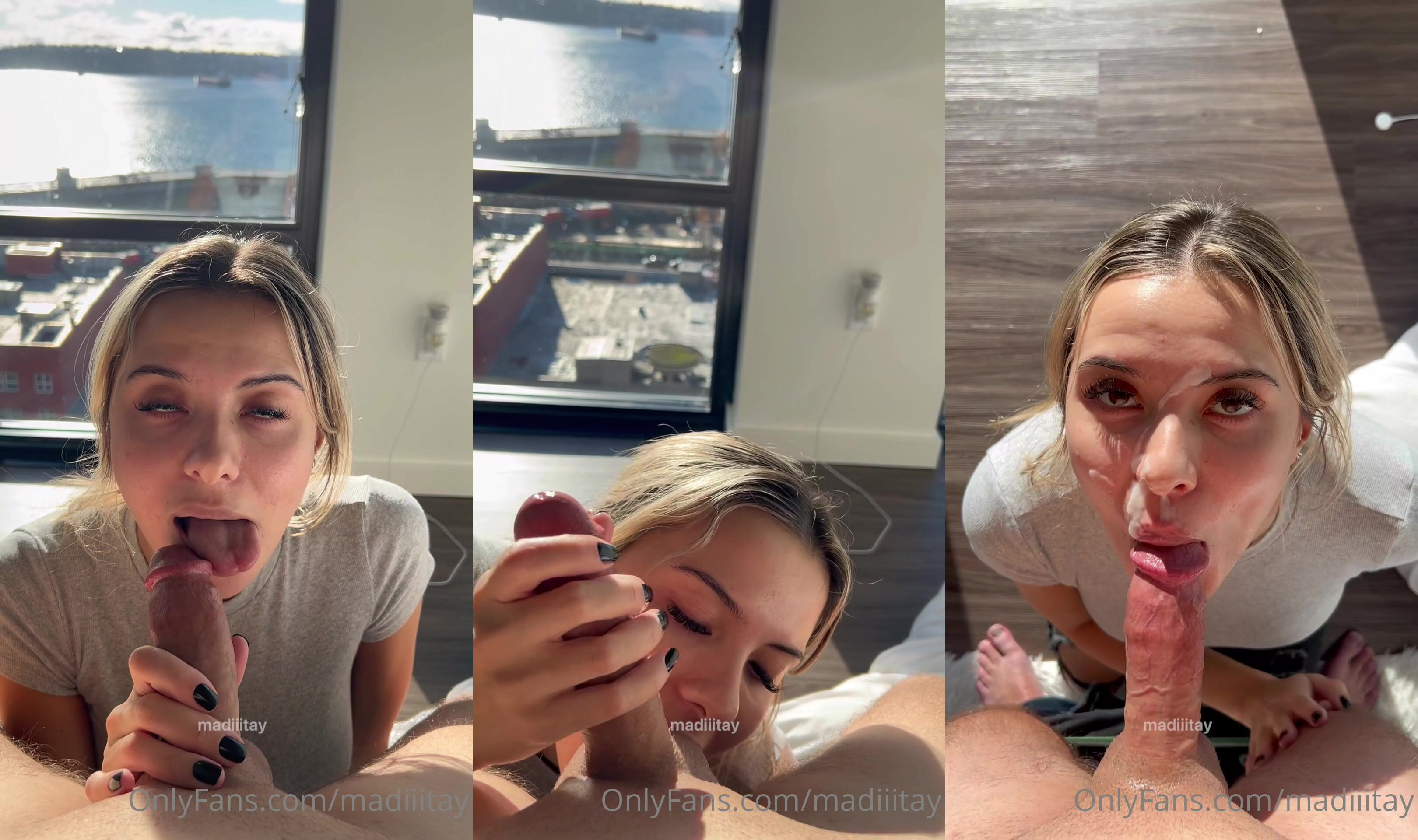 Madiiitay Receives A Facial After Sucking A Dick