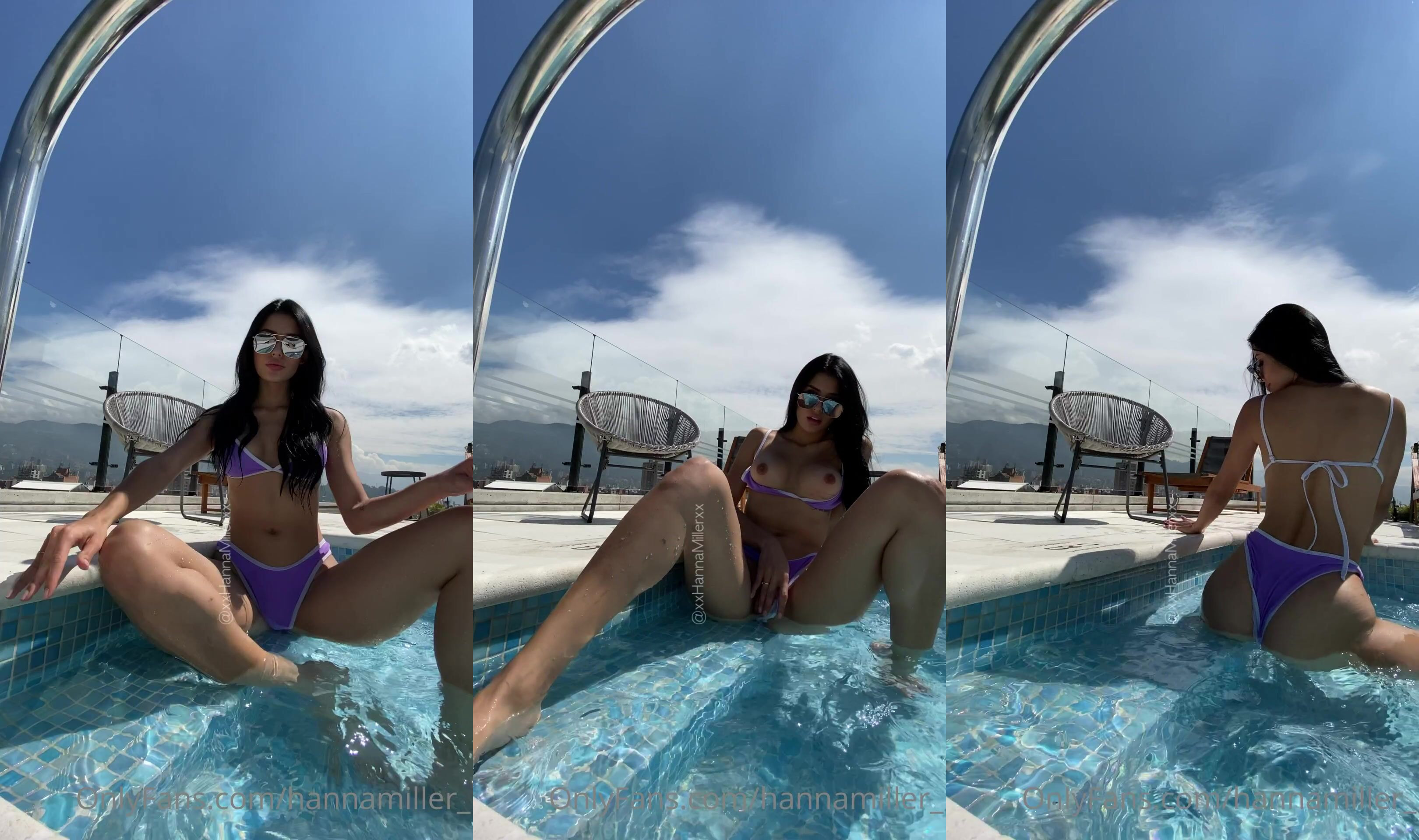 Hanna Miller's Swimming Pool Masturbation
