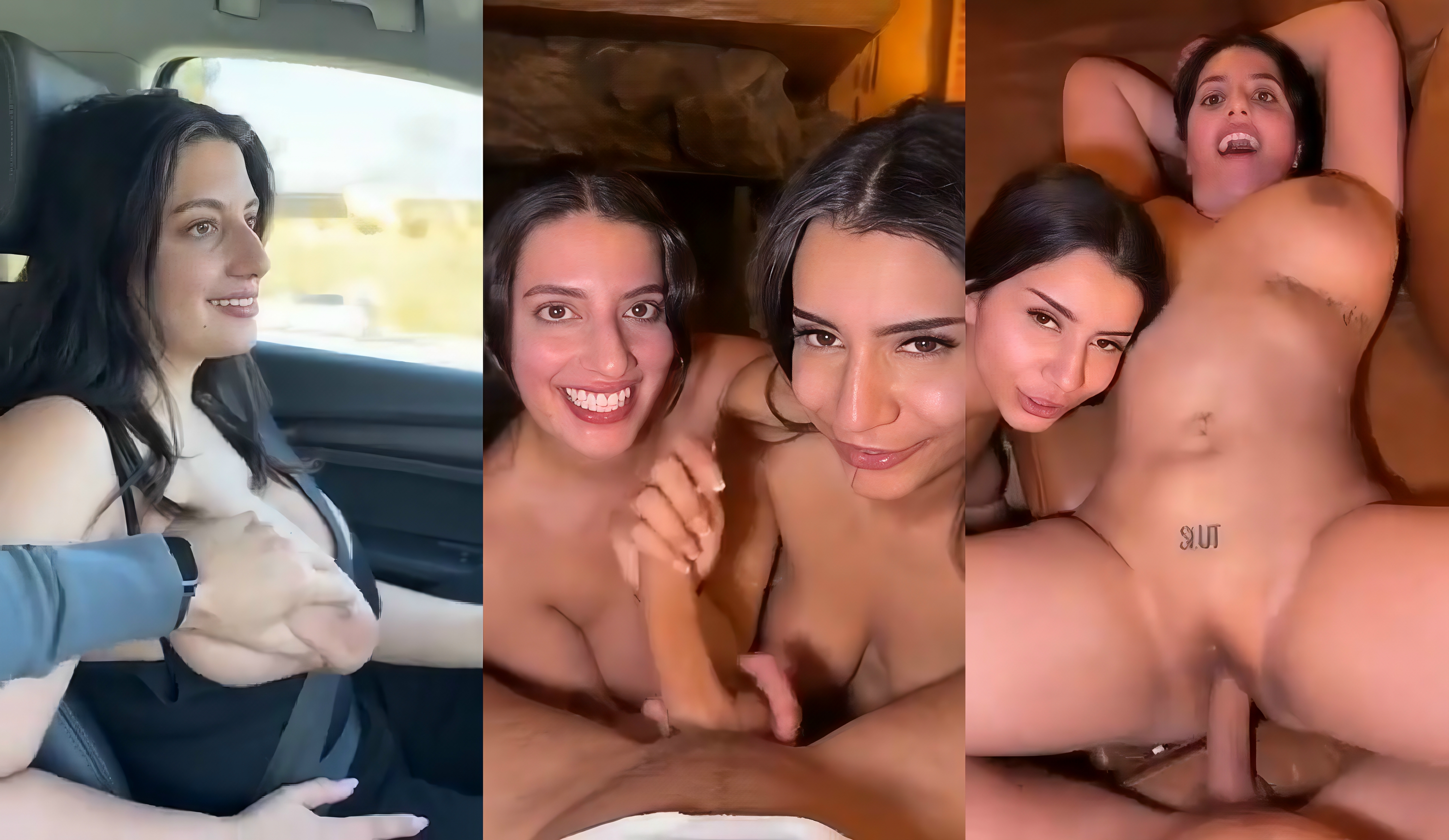 Roxie Sinner & Sarah Arabic In A Threesome