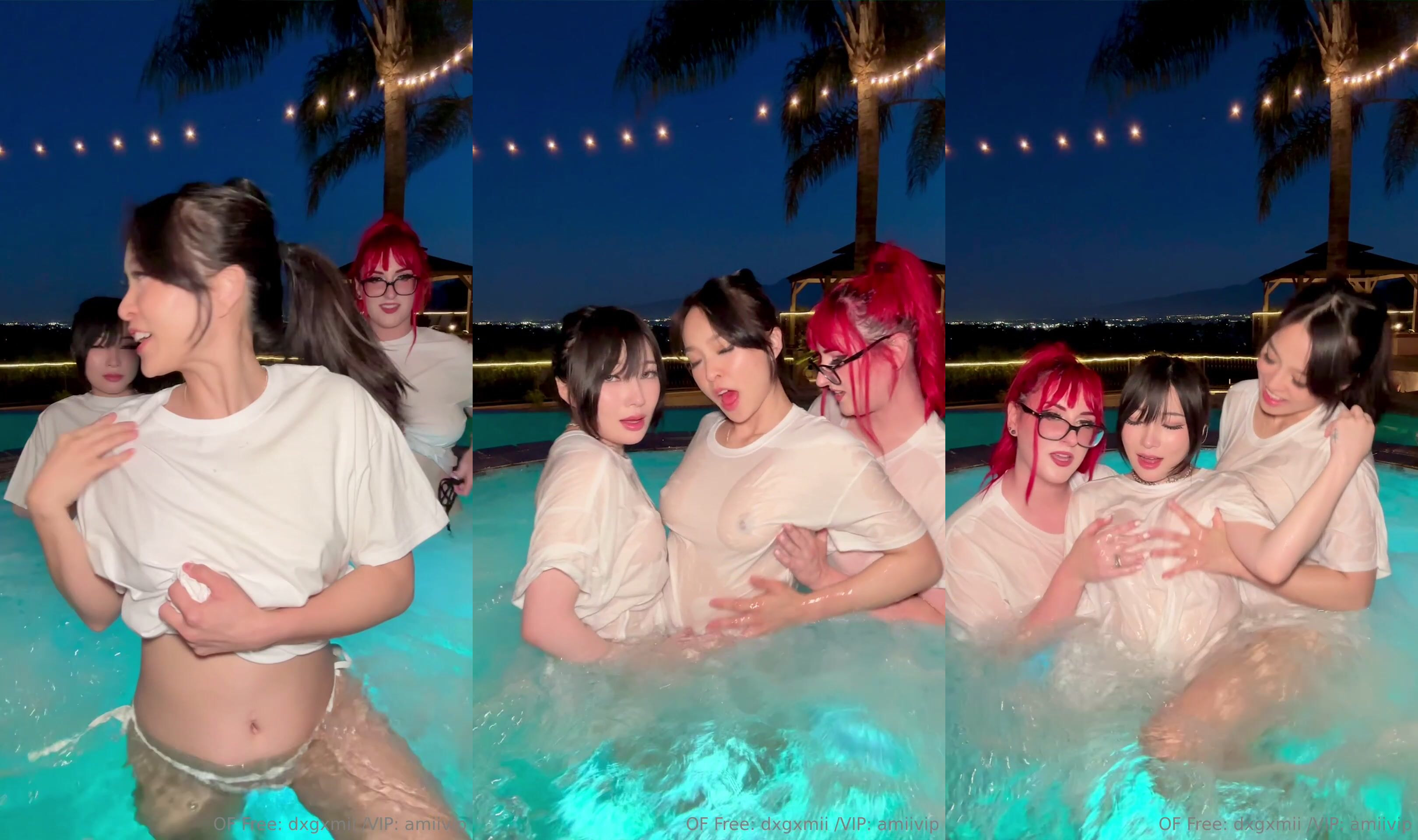Amiivip, Scuba Squad & Atlaseuu Tease In The Pool