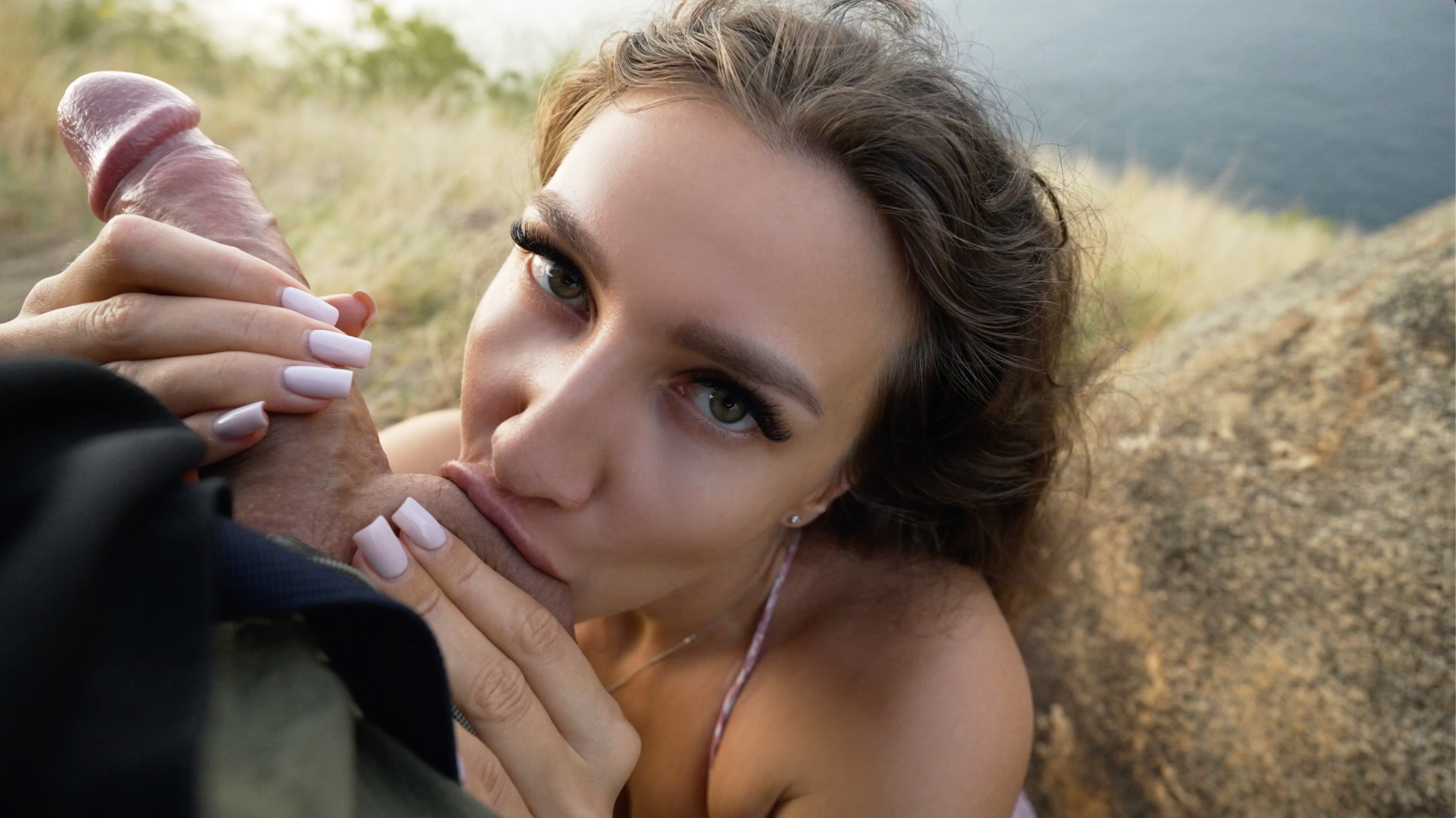 A Beautiful Sunrise With A Huge Cock In My Mouth And Sweet Cum
