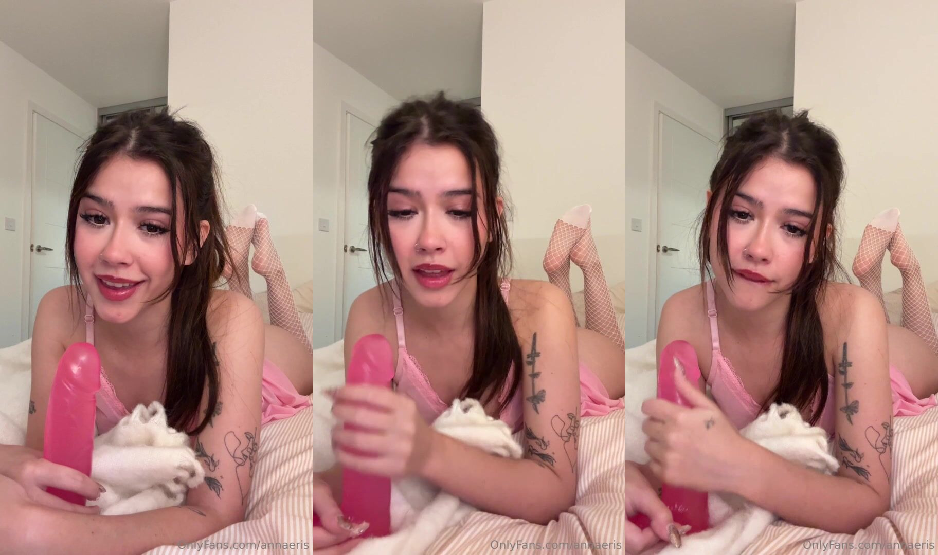Anna Eris JOI Teasing With Her Pink Dildo