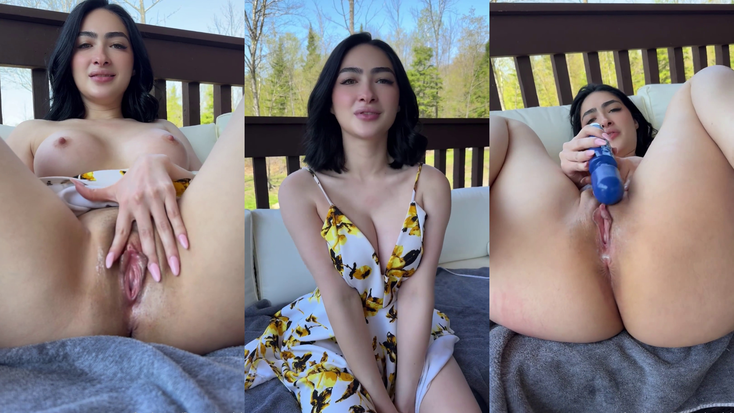 Jaixpetite's Porch Masturbation