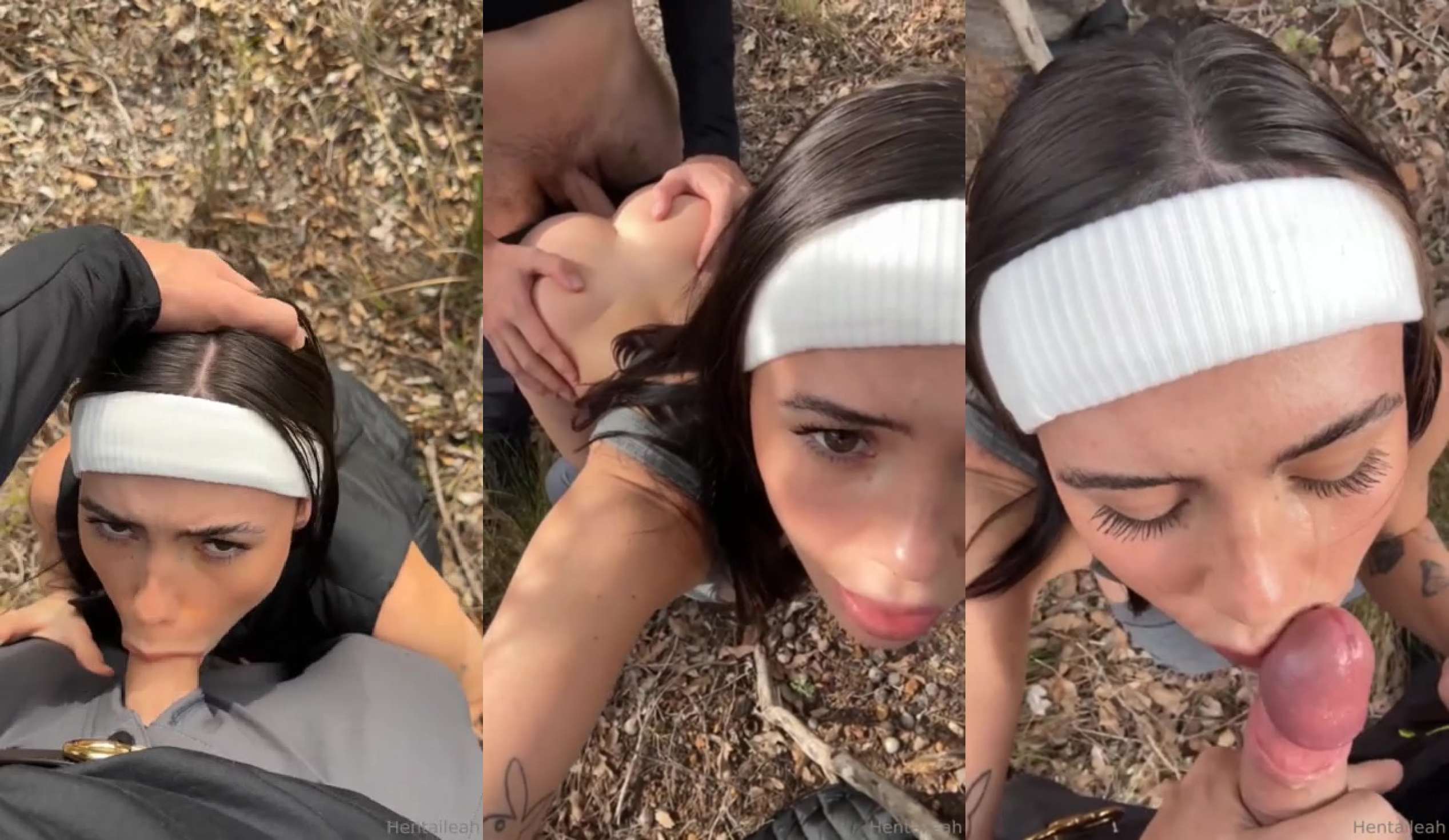 Hentaileah Sneaky Sex In The Woods