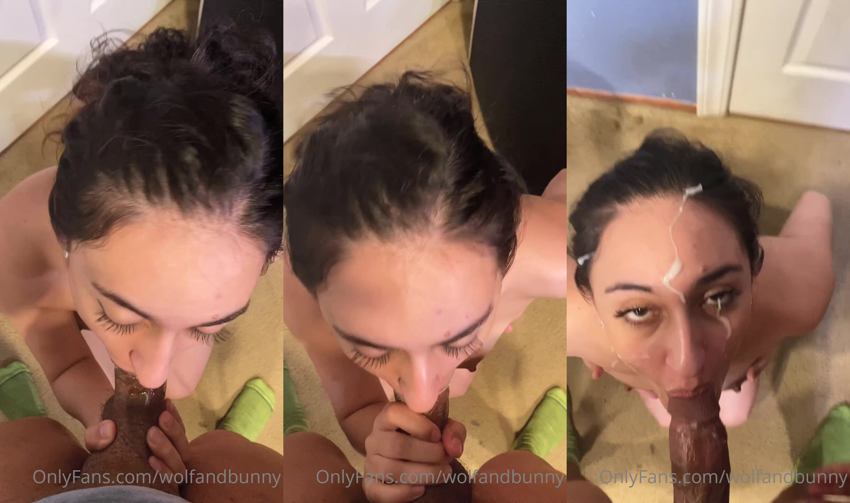Wolfandbunny Receives A Facial From Her BF