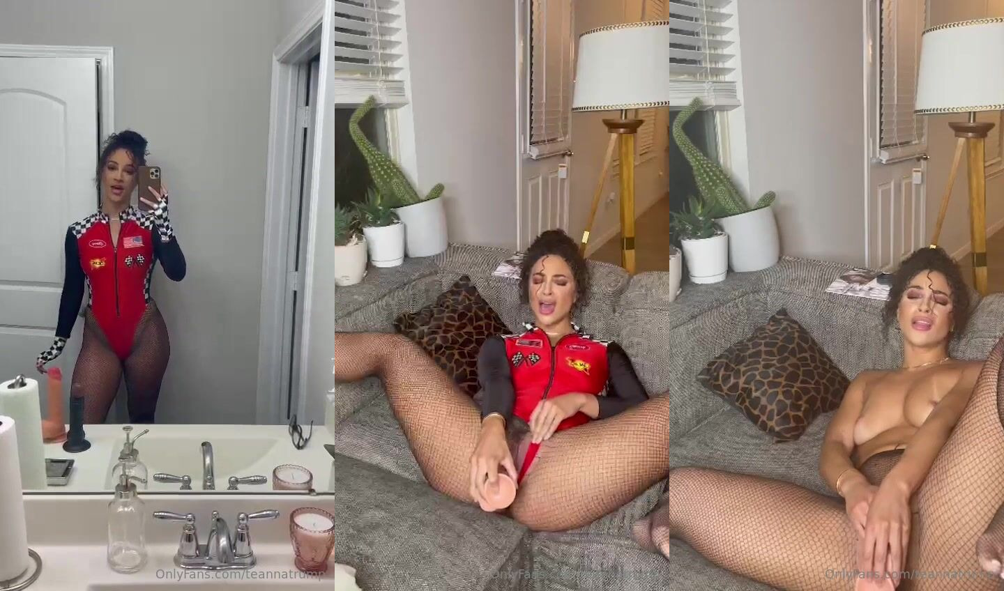 Mechanic Teanna Trump Pumps Herself Until Climax