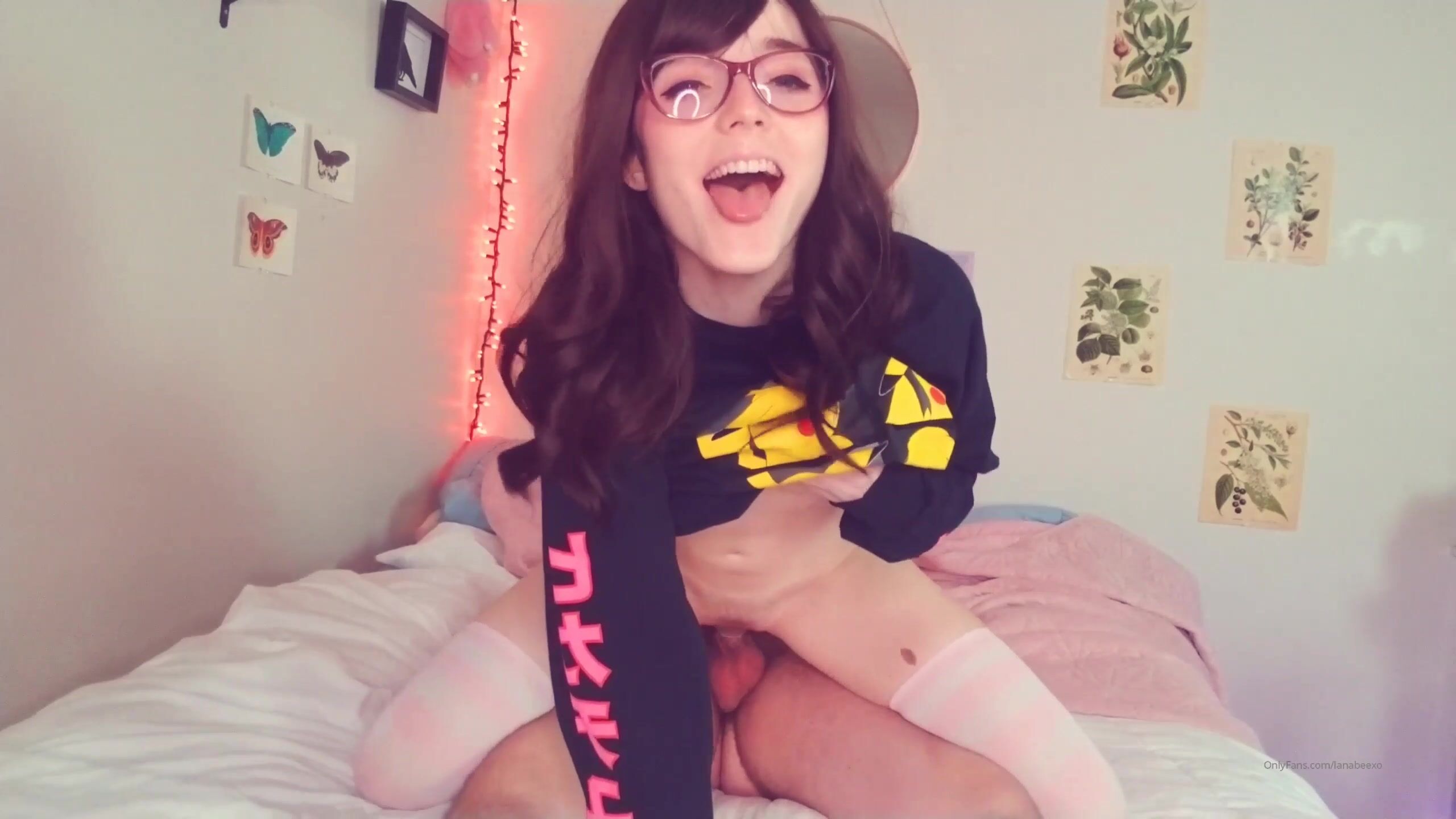 Lanabee Rides A Dick In Her Pikachu Sweater