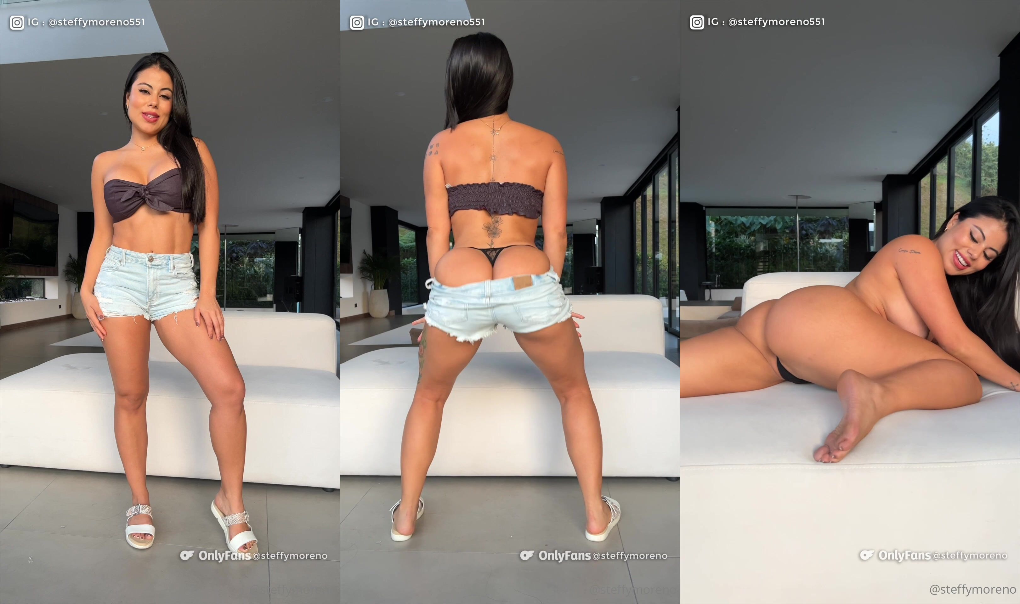 Steffy Moreno Strips And Seduces While Dancing