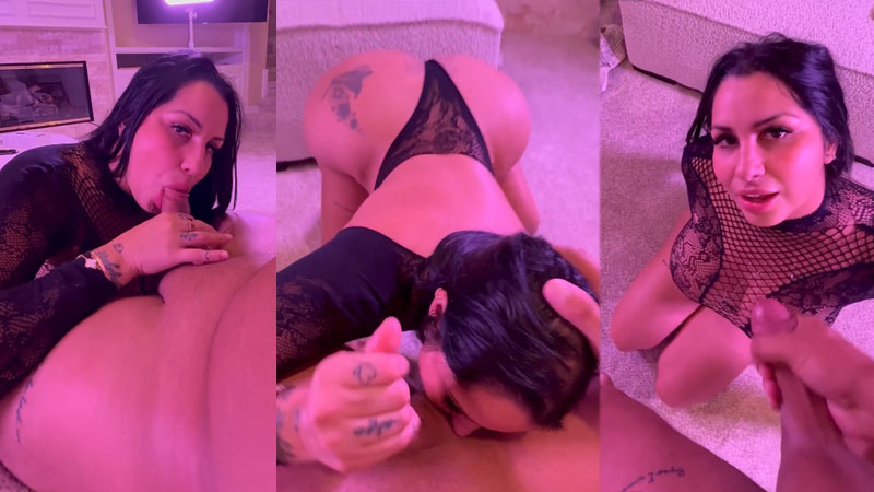 Htownliv Blows And Jerks Her BF's Cock