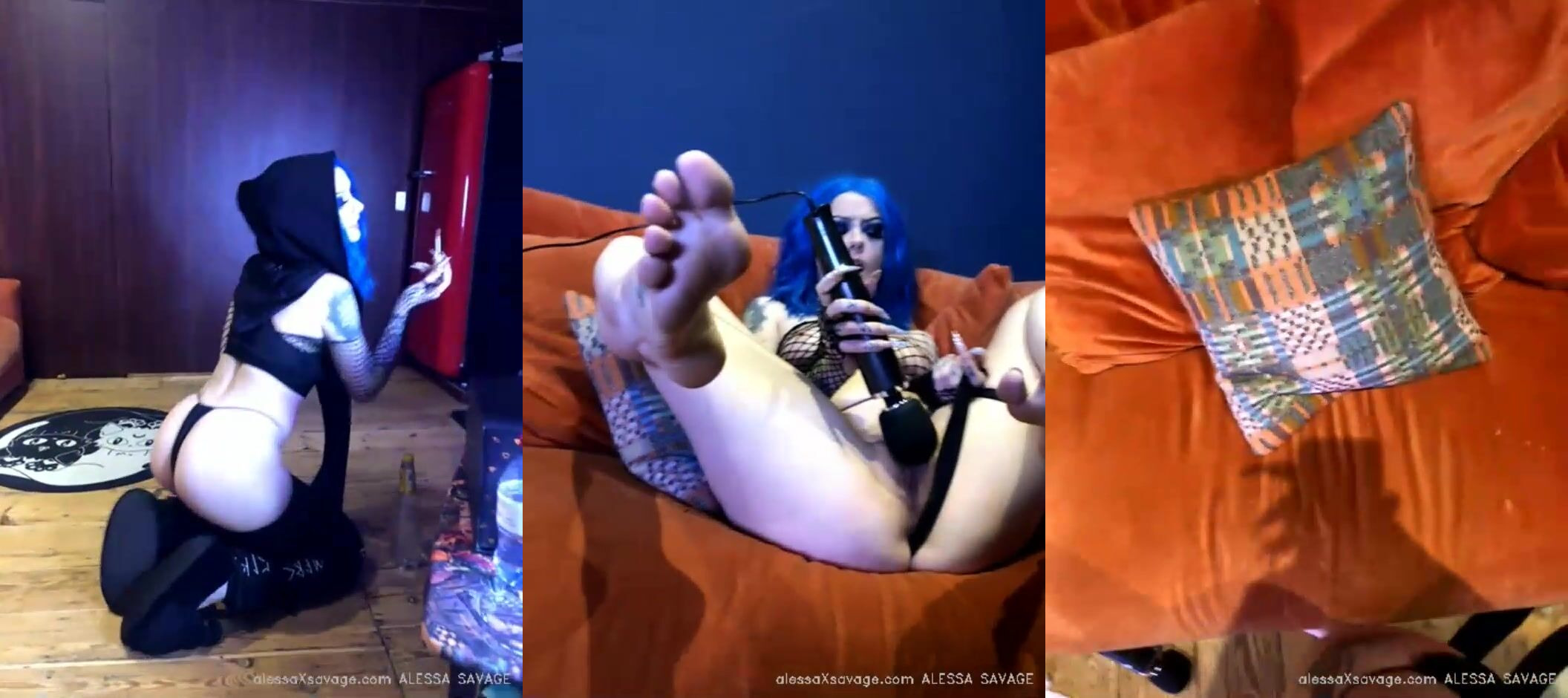 Goth Alessa_Savage Enjoys The Taste Of Cum