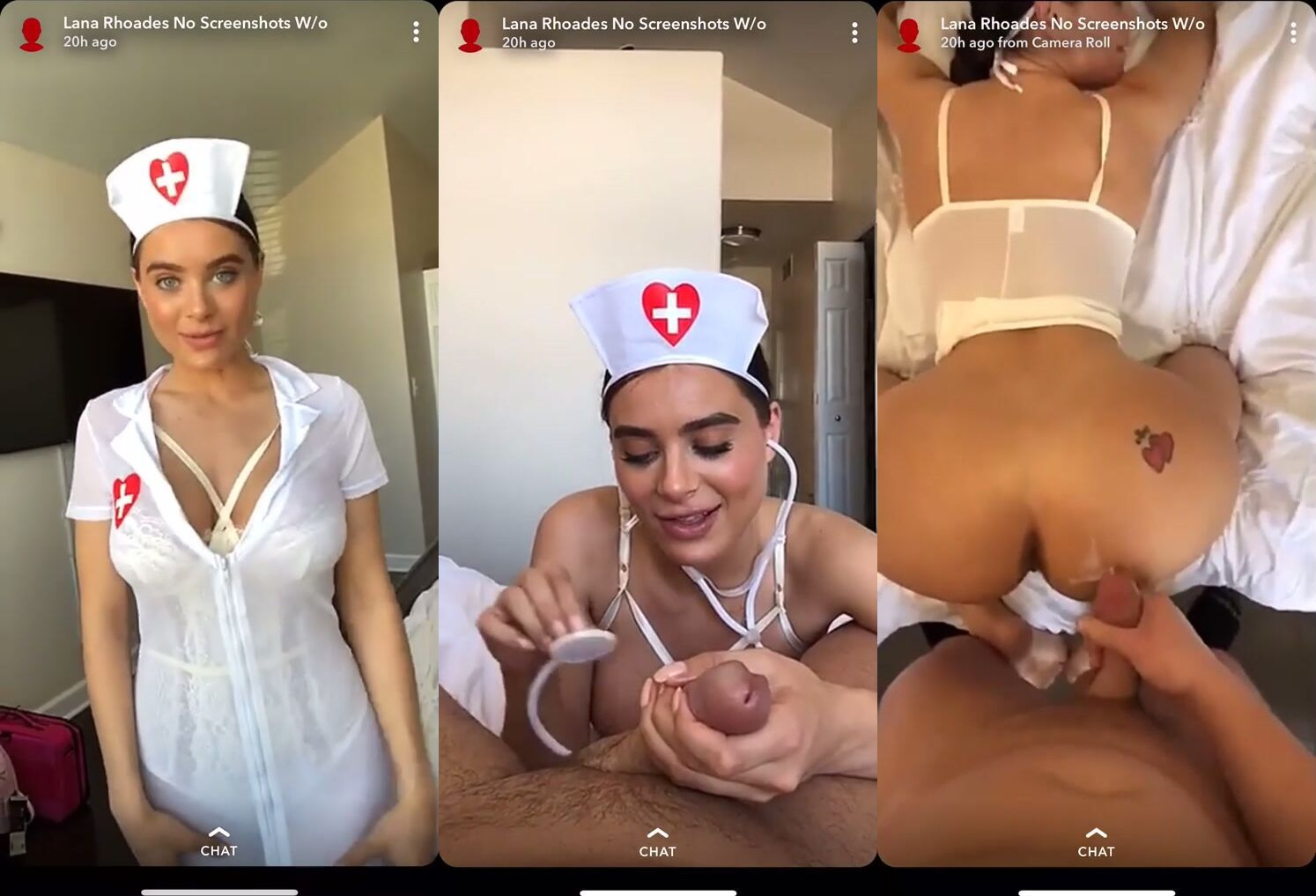 Nurse Lana Rhoades Lets Her Patient Drill Her