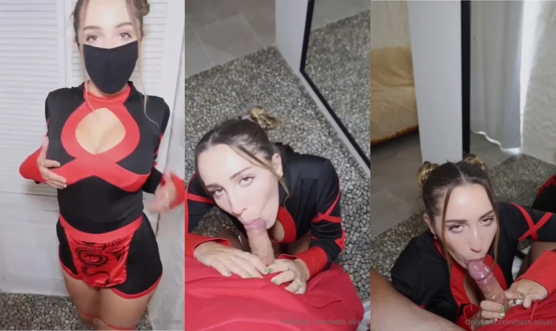 Ninja Girl Beth Oliver's POV Blowjob