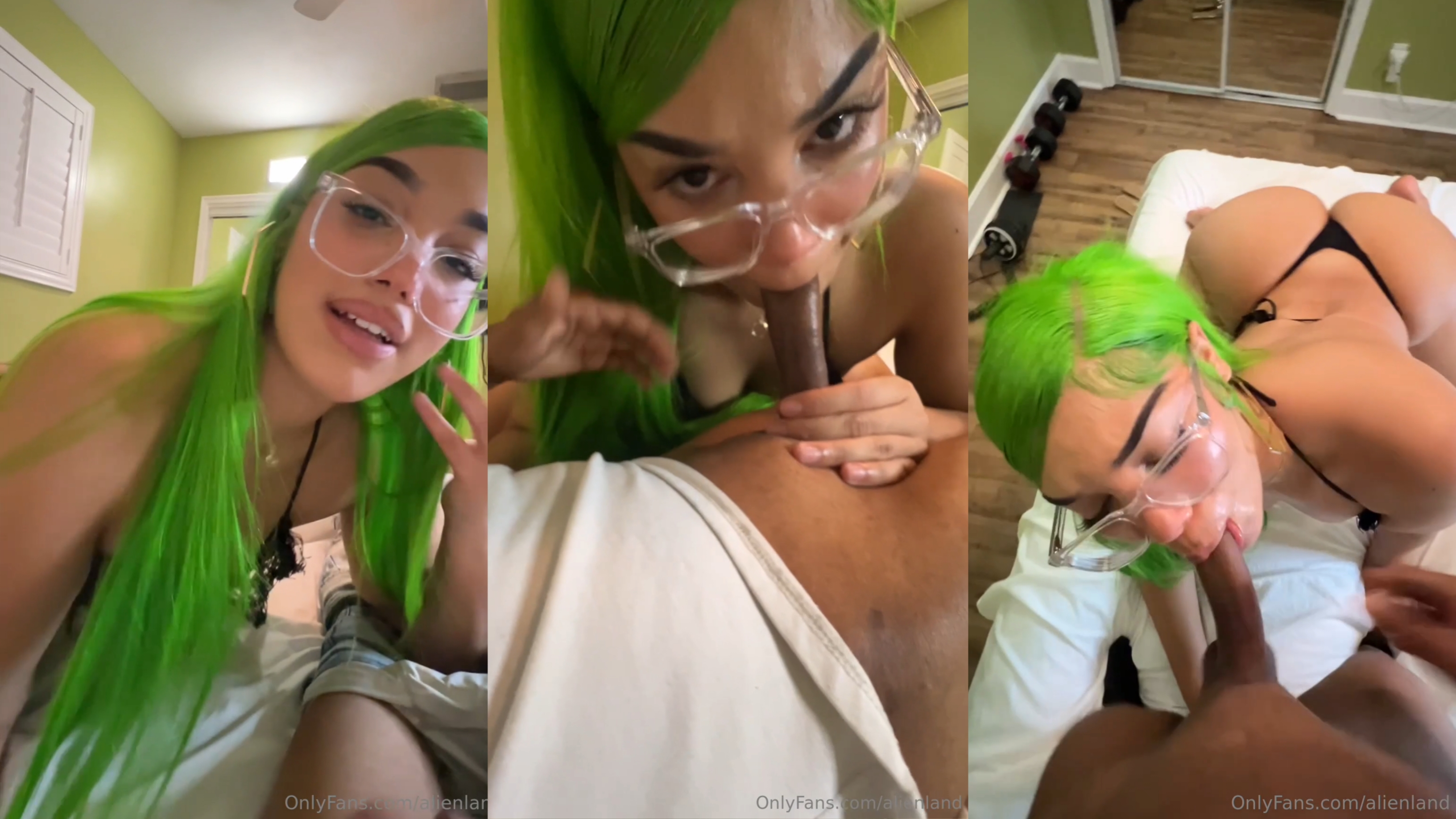 Gem Jewels Gives A Sloppy Blowjob To Baby Alien